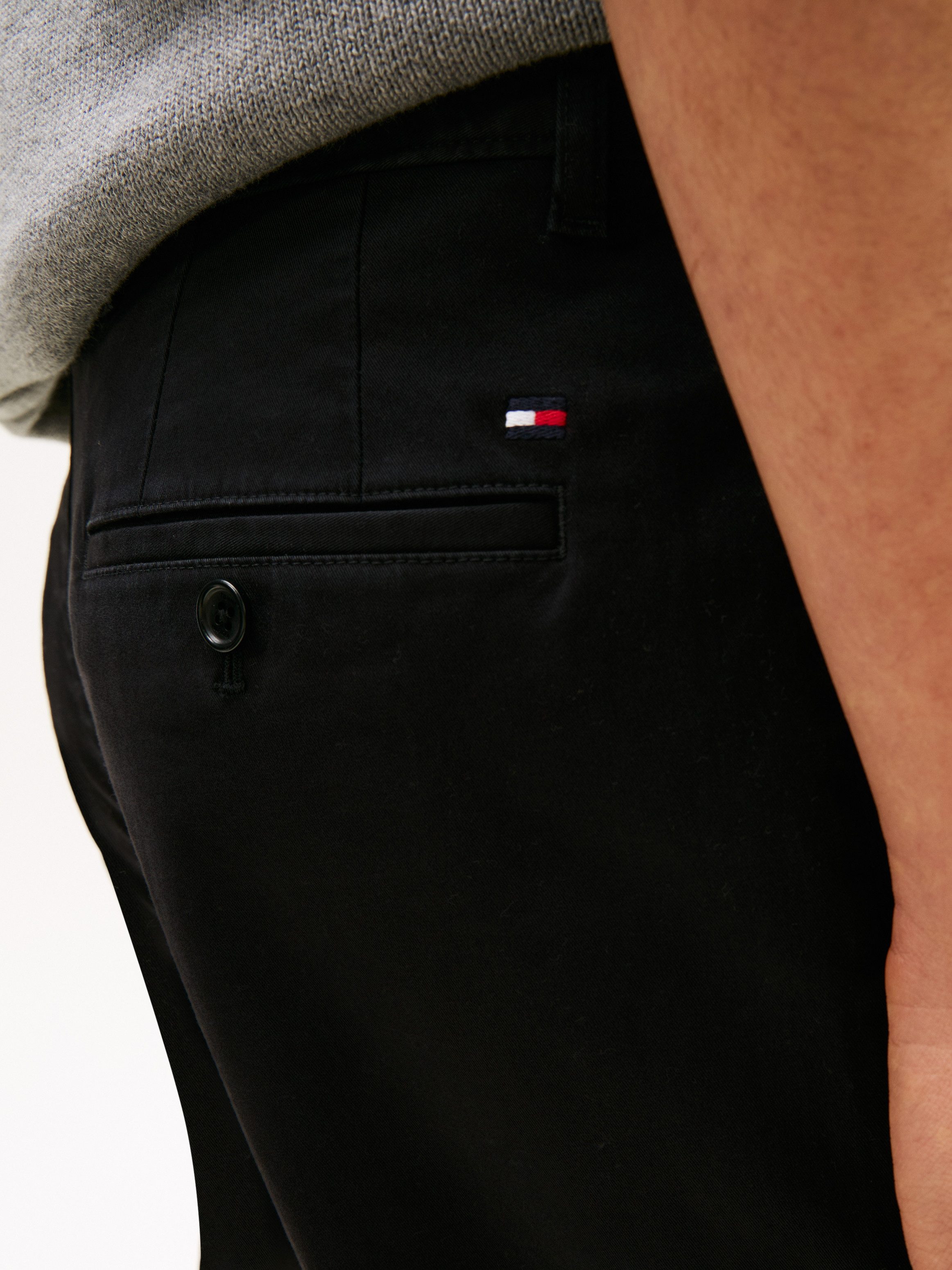 Tommy Hilfiger Chinohose DENTON ESSENTIAL Gerades Bein, Schlichte Optik günstig online kaufen