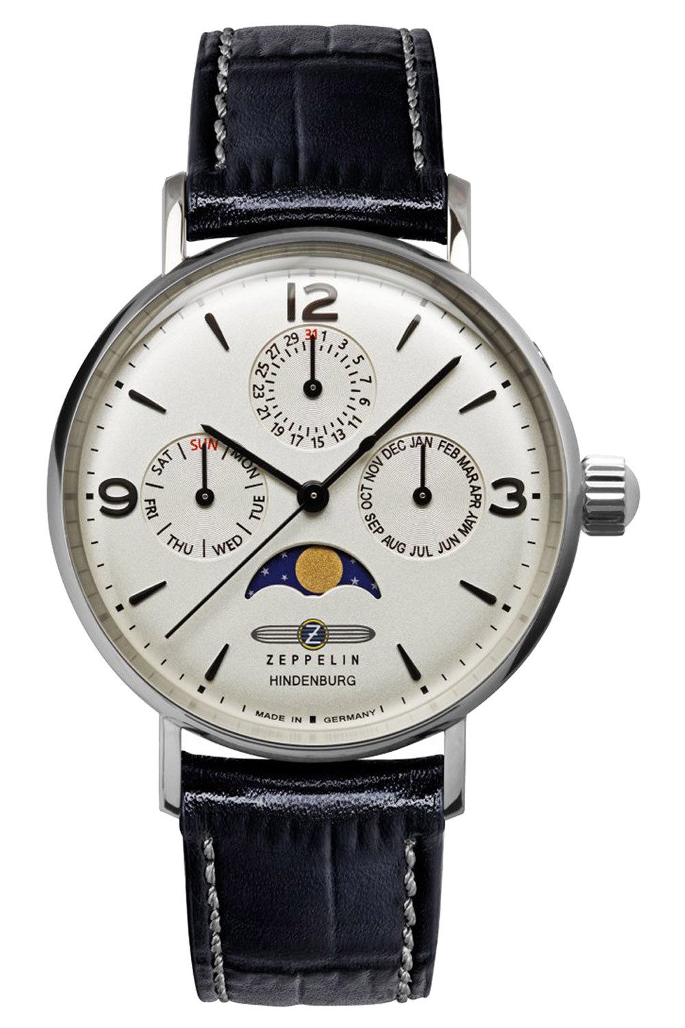 ZEPPELIN Quarzuhr Quarz Hindenburg mit Mondphase