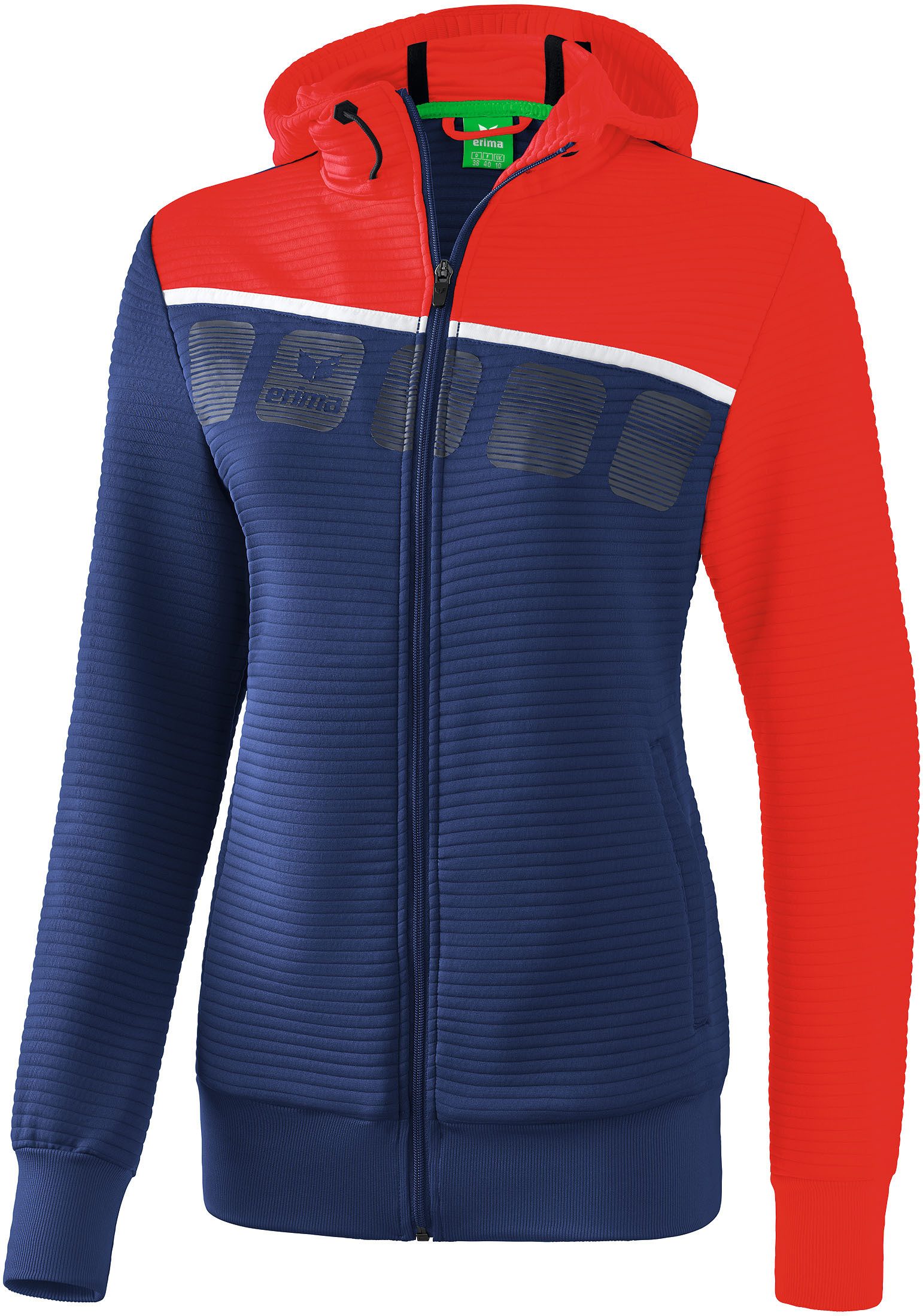 Trainingsjacke Damen 5-C Trainingsjacke mit Kapuze