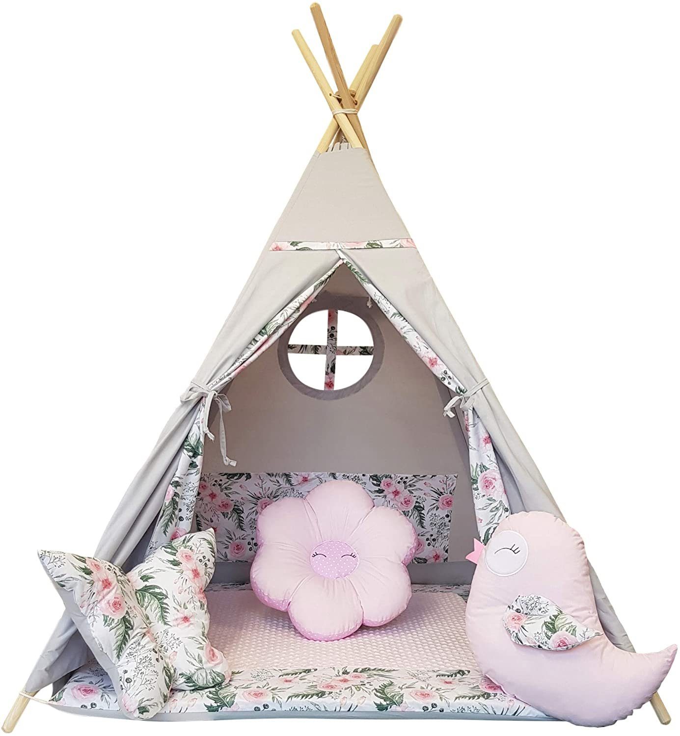 Welt der Träume Spielzelt Tipi, Kinder Spielzelt Zelt, Tipizelt, VERSCHIEDENE MUSTER Tipi Tippi Zelt für Kinder Spielzelt Tipizelt Kinderzelt Teepee