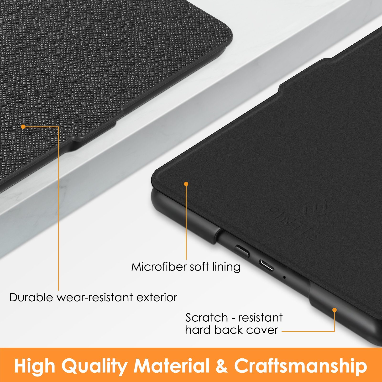 Fintie E-Reader-Hülle für 6,8 Kindle Paperwhite 11.Gen/Kindle Paperwhite Signature Edition 6,8 Zoll, Die dünnste und leichteste Schutzhülle Tasche mit Auto Sleep/Wake