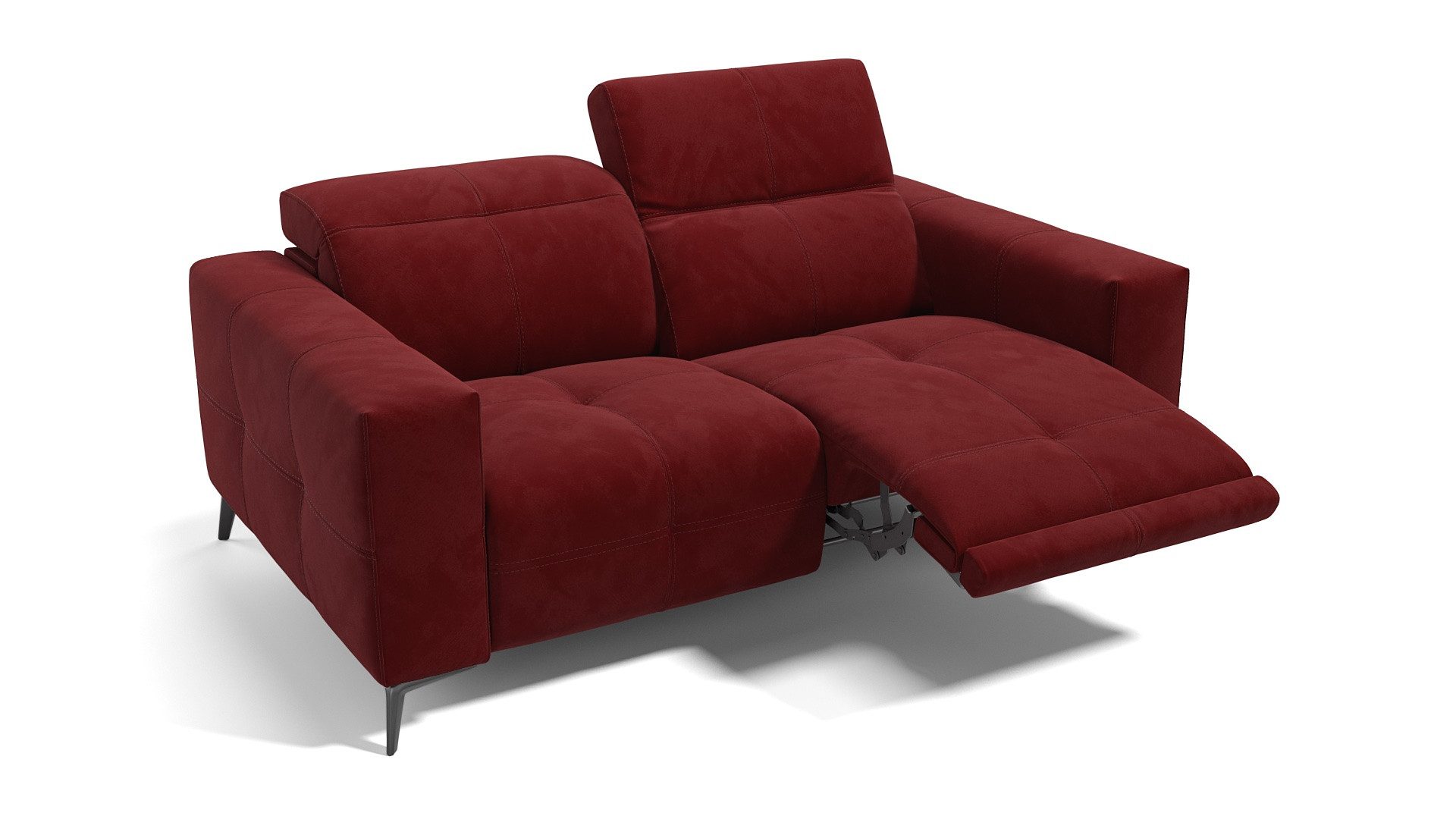Sofanella 2-Sitzer Stoff MARBELLA, Relaxsofa, Designsofa, Designer Couch, Italienisches Sofa, 2er Sofa