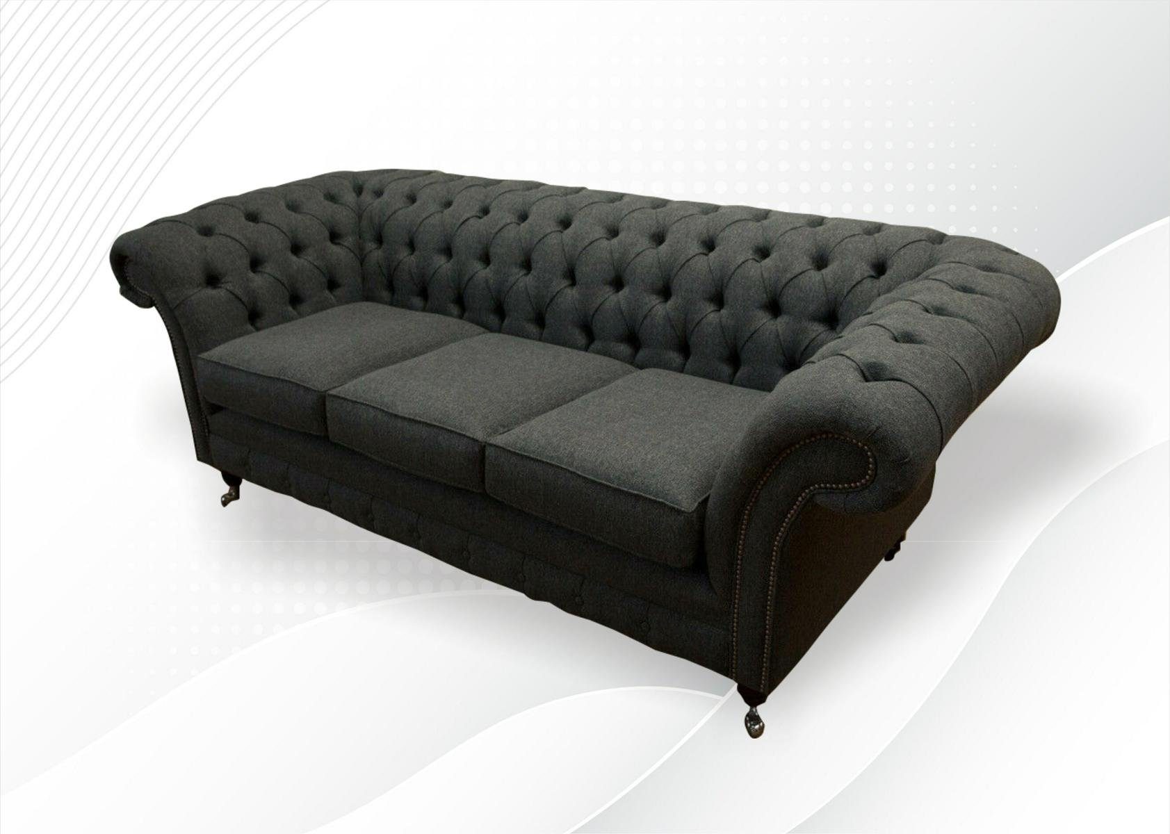 Chesterfield cm Sitzer 3 Chesterfield-Sofa, Sofa JVmoebel Design Couch 225