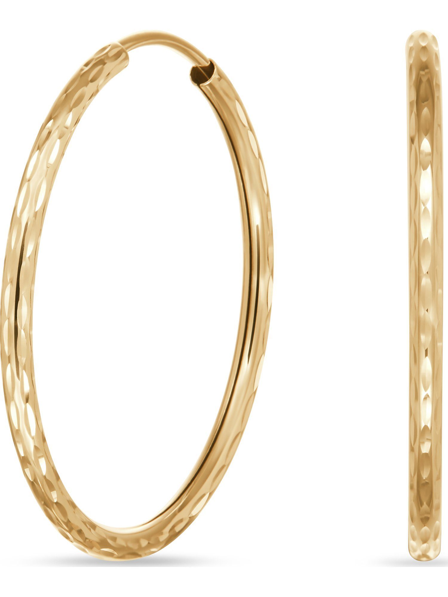 FAVS Paar Creolen FAVS Damen-Creolen 375er Gelbgold (Paar) günstig online kaufen