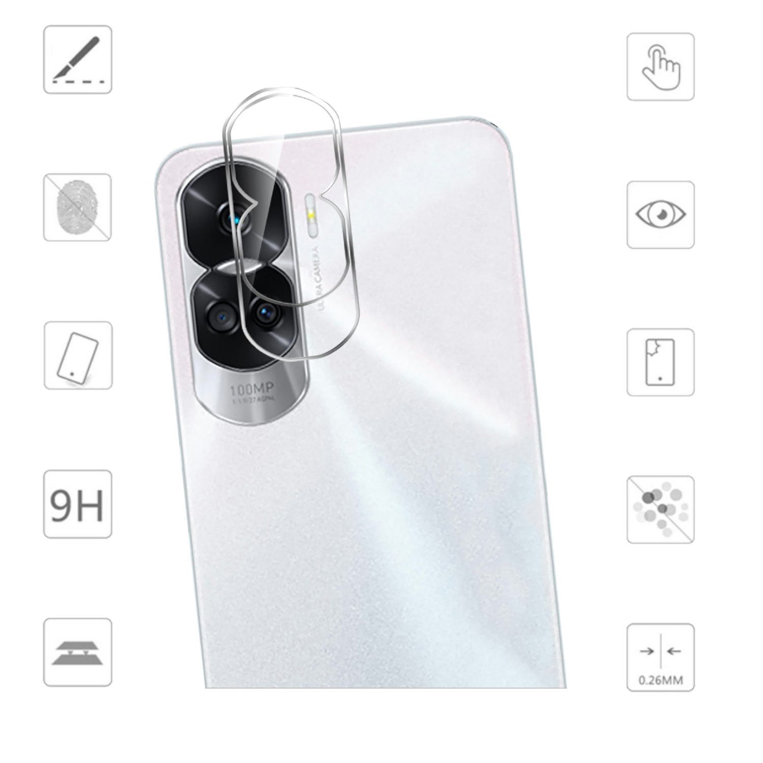 Wigento Handyhülle AUSWAHL Für Honor 90 Lite Schutz Zubehör Handy Tasche Hart Glas Neu