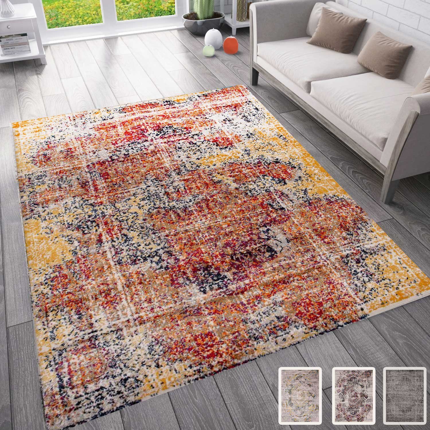 Vimoda Orientteppich Vintage Teppich Orientalisch Optik, Rechteckig, Melier günstig online kaufen