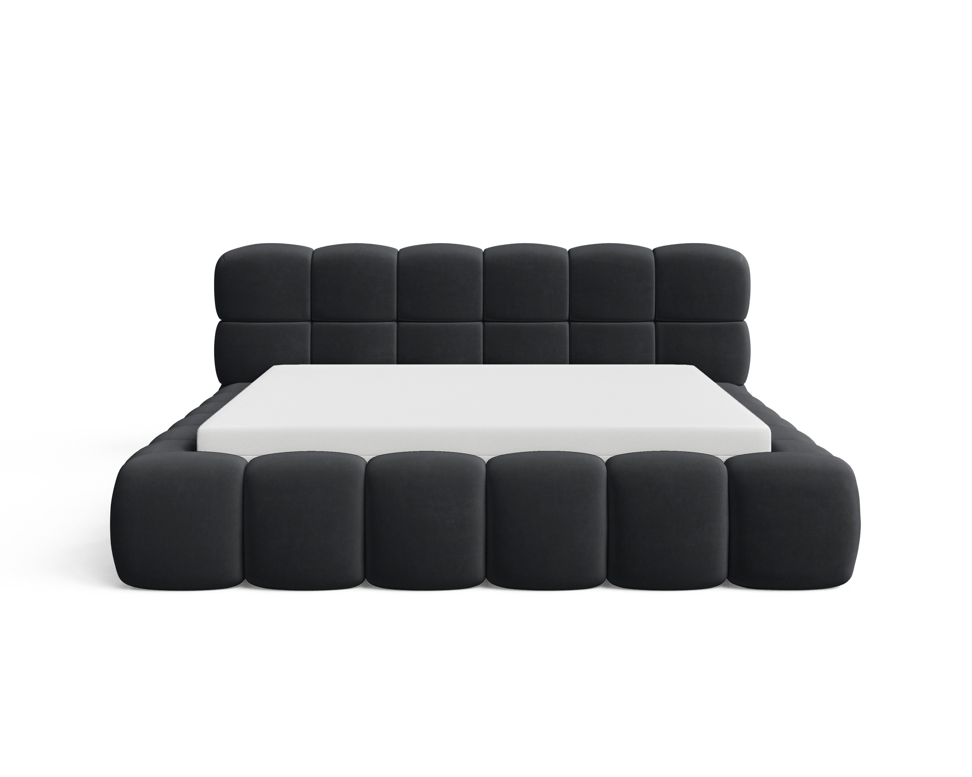 Chilly Möbel Polsterbett Stone Samt Stoff 180x200 cm mit Stauraum Velluto 20