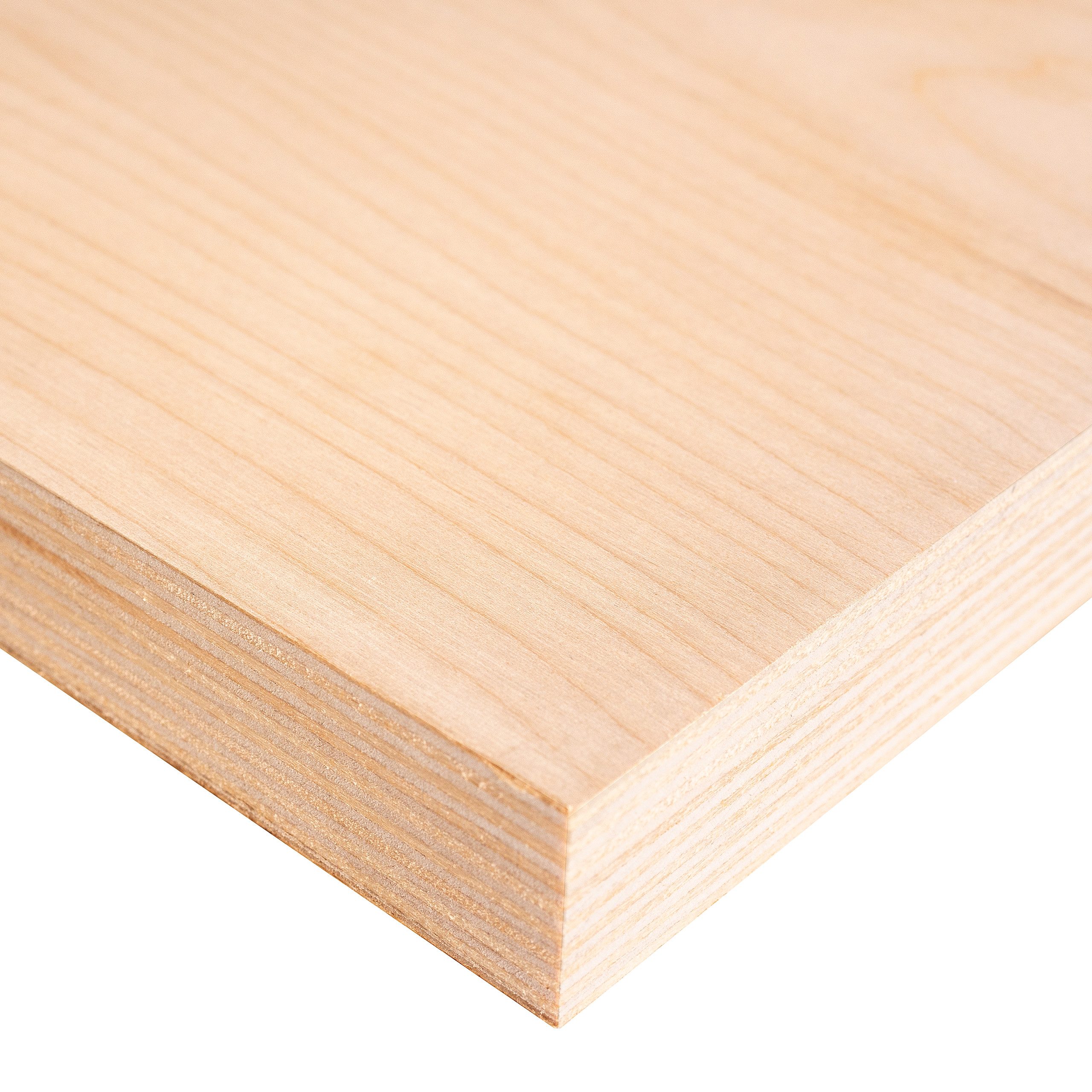 Creative Deco Bastelnaturmaterial A4 Sperrholzplatte 300 x 210 (0,5) mm, 12 mm, Birkensperrholz, (3-tlg), Perfektes Blatt für Laubsäge, Brandmalerei, Laserschnitt, CNC Router