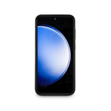 Hama Smartphone-Hülle Handyhülle für Samsung Galaxy S23 FE, Schwarz, edele Smartphonetasche, Wireless Charging kompatibel, robust, nachhaltig, flexibel