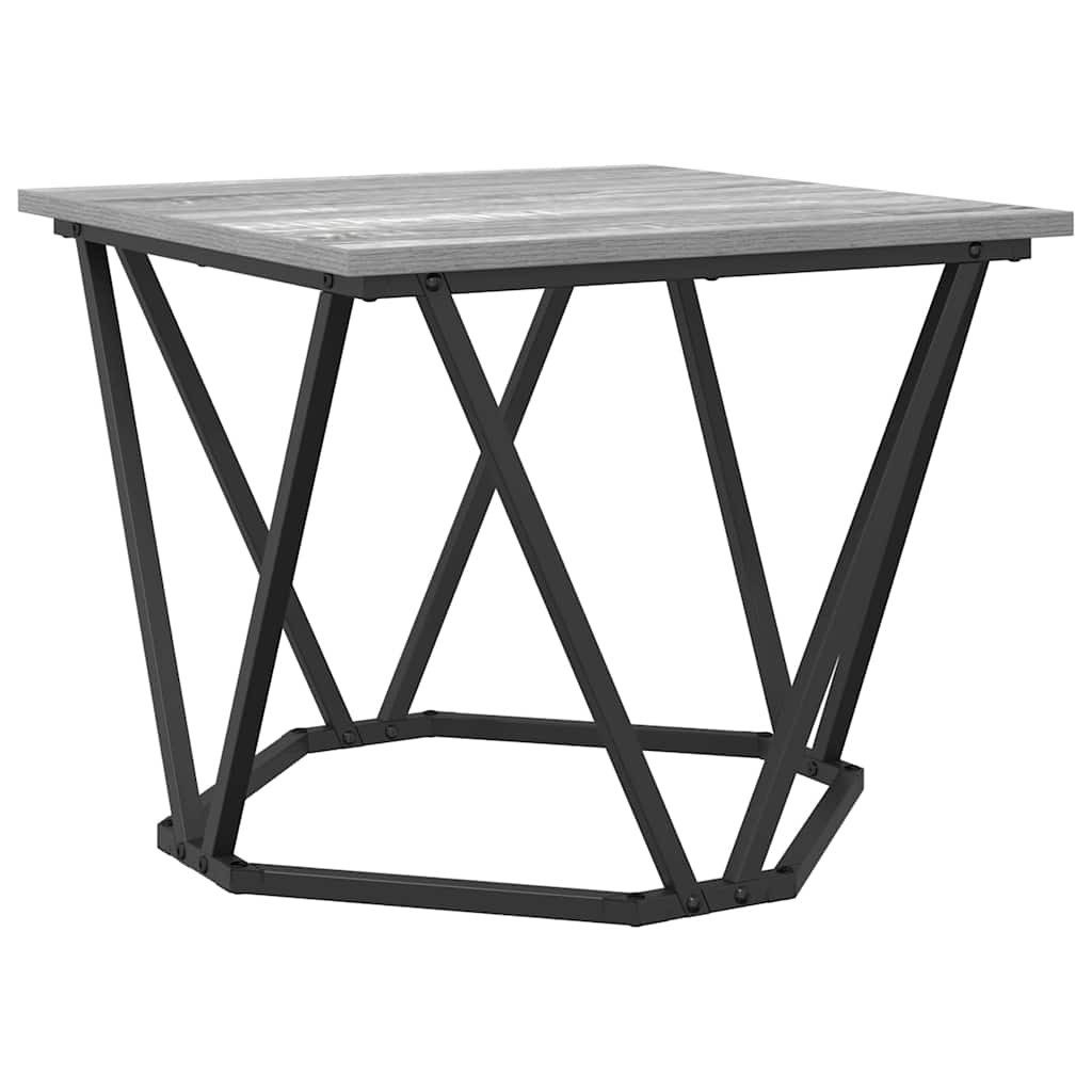 vidaXL Couchtisch Couchtisch 3 stk. Sonoma-Grau 50 x 50 x 40 cm (3-St)