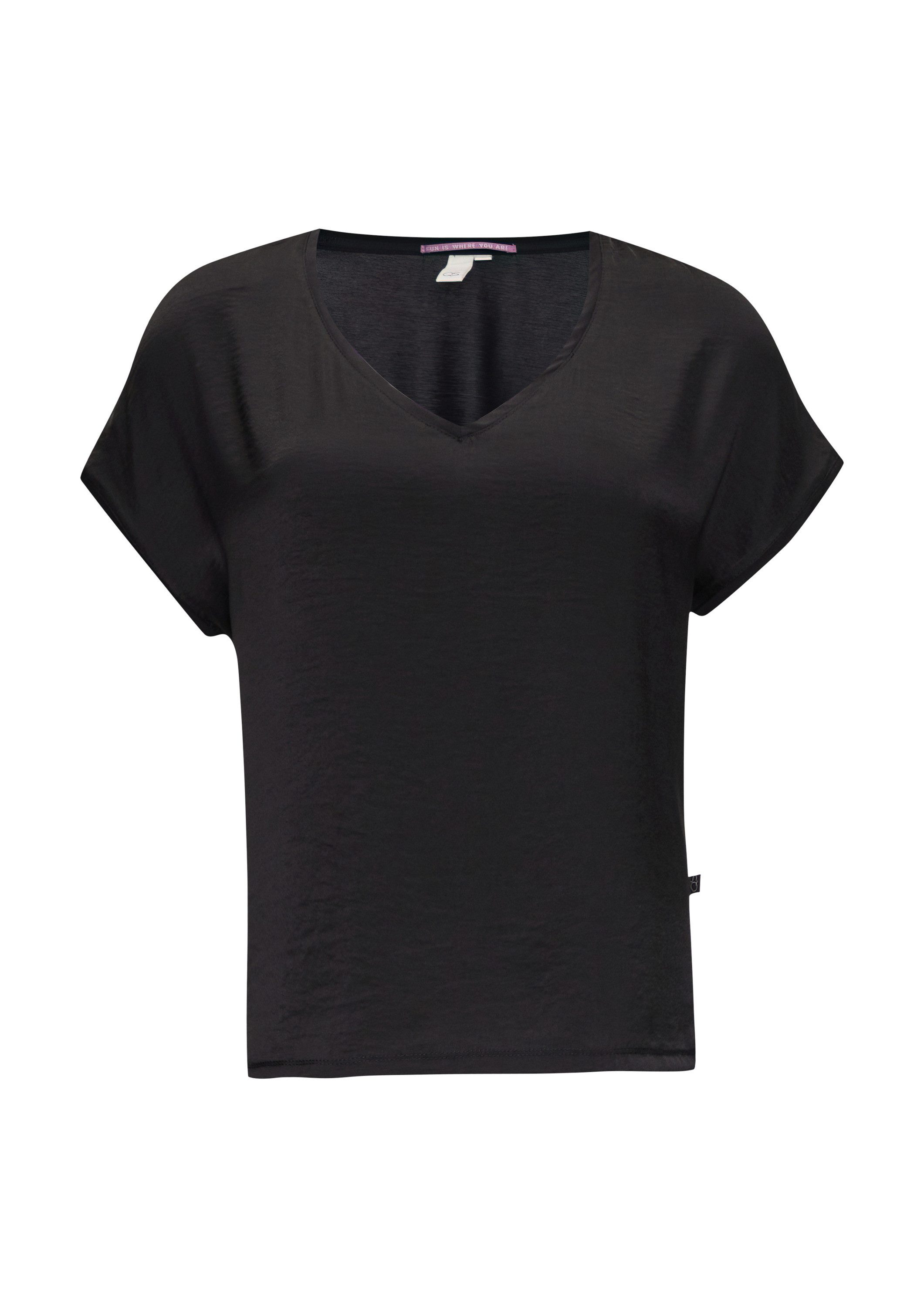 QS Kurzarmshirt T-Shirt (1-tlg) günstig online kaufen