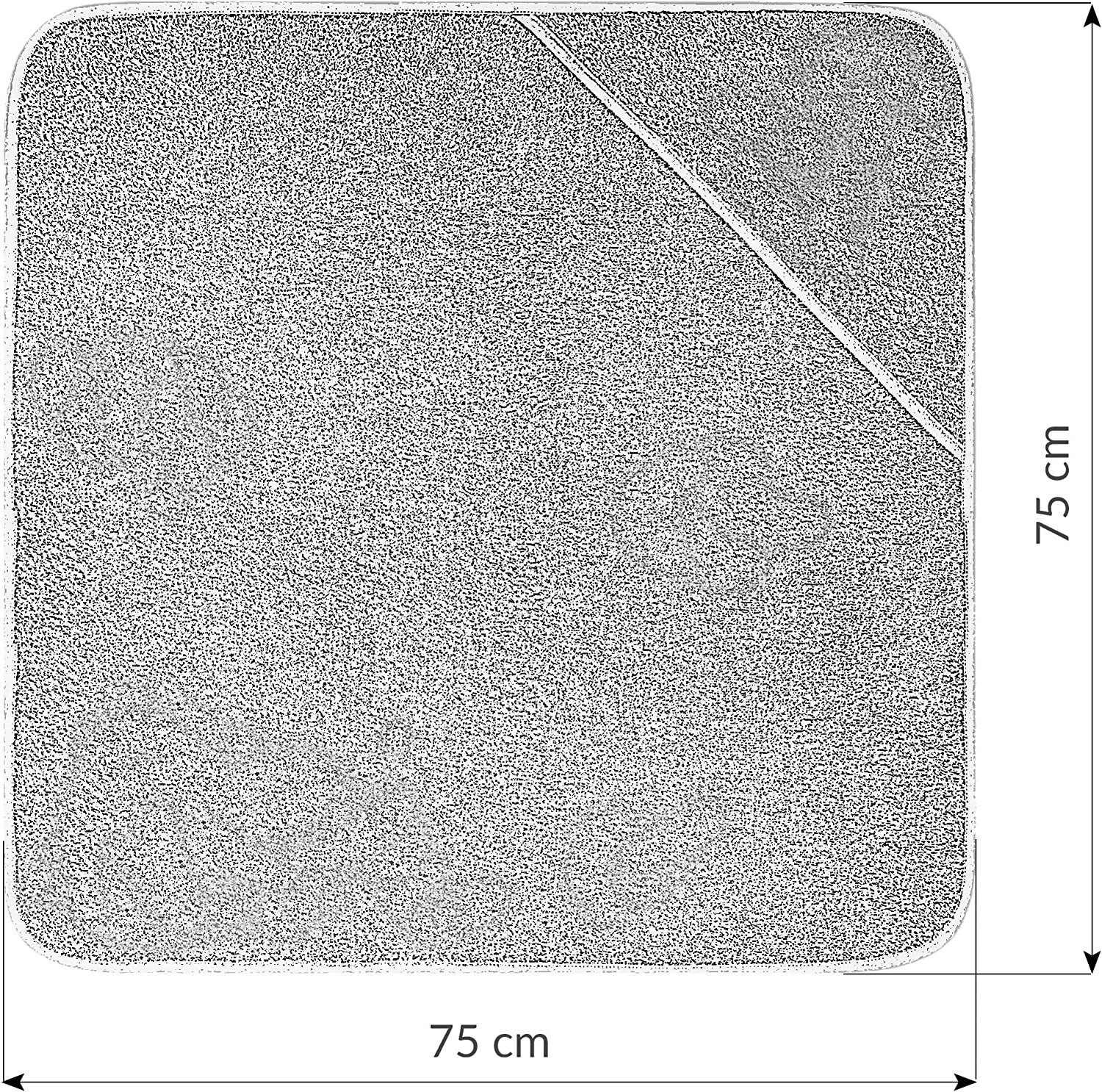 mit Babyhandtuch gelb Lashuma Hund (1-St), cm Kapuzenhandtuch, Kapuze Frottee 75x75