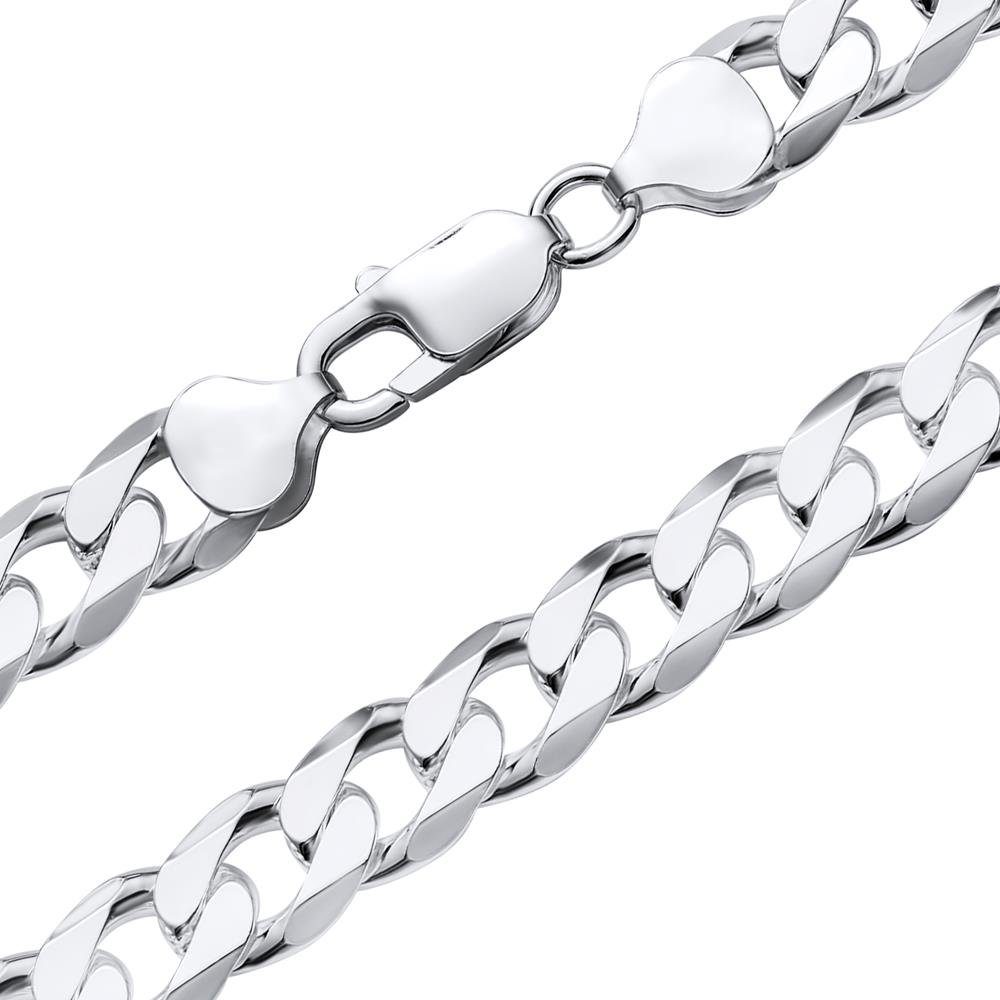 JEWLIX Panzerkette JEWLIX Silberkette 925 Silber 45cm Panzerkette 9,5mm Herren PK0095
