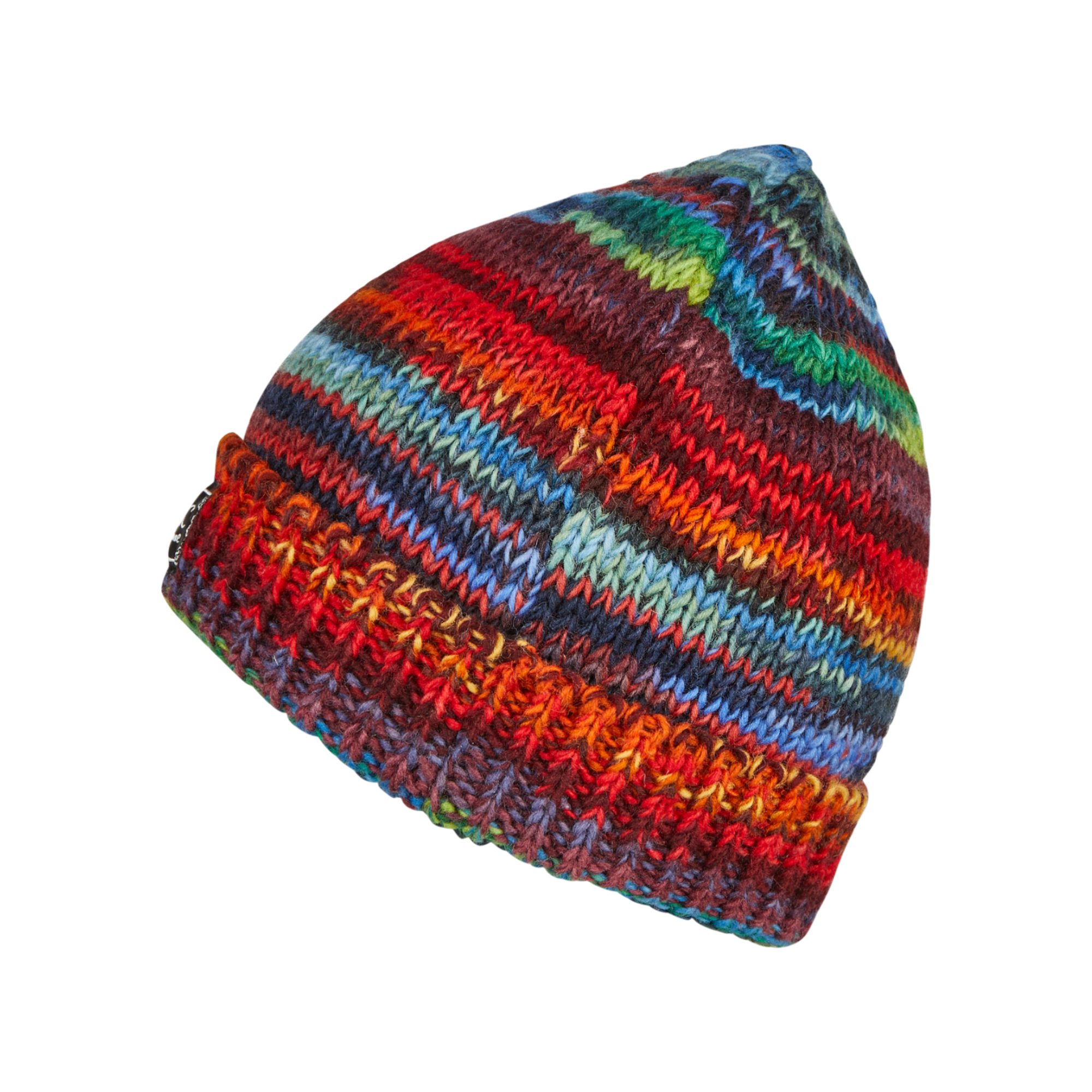 THC Natural Line Strickmütze THC Schafwoll Rollcap 727 (1 Stück, 1-St., 1 Stück) Innenfutter: Fleece