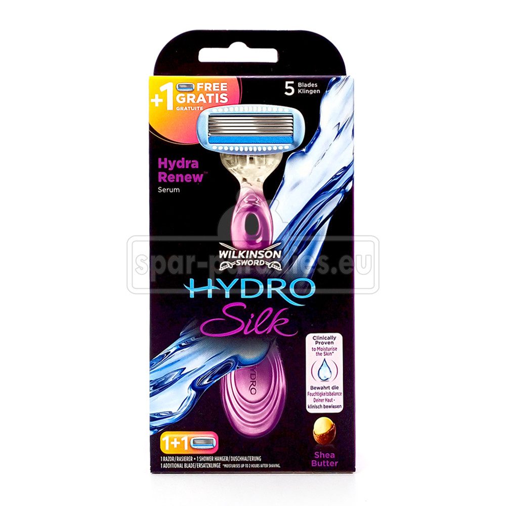 Wilkinson Nassrasierer Wilkinson Hydro Silk Rasierer + 1 Ersatzklinge