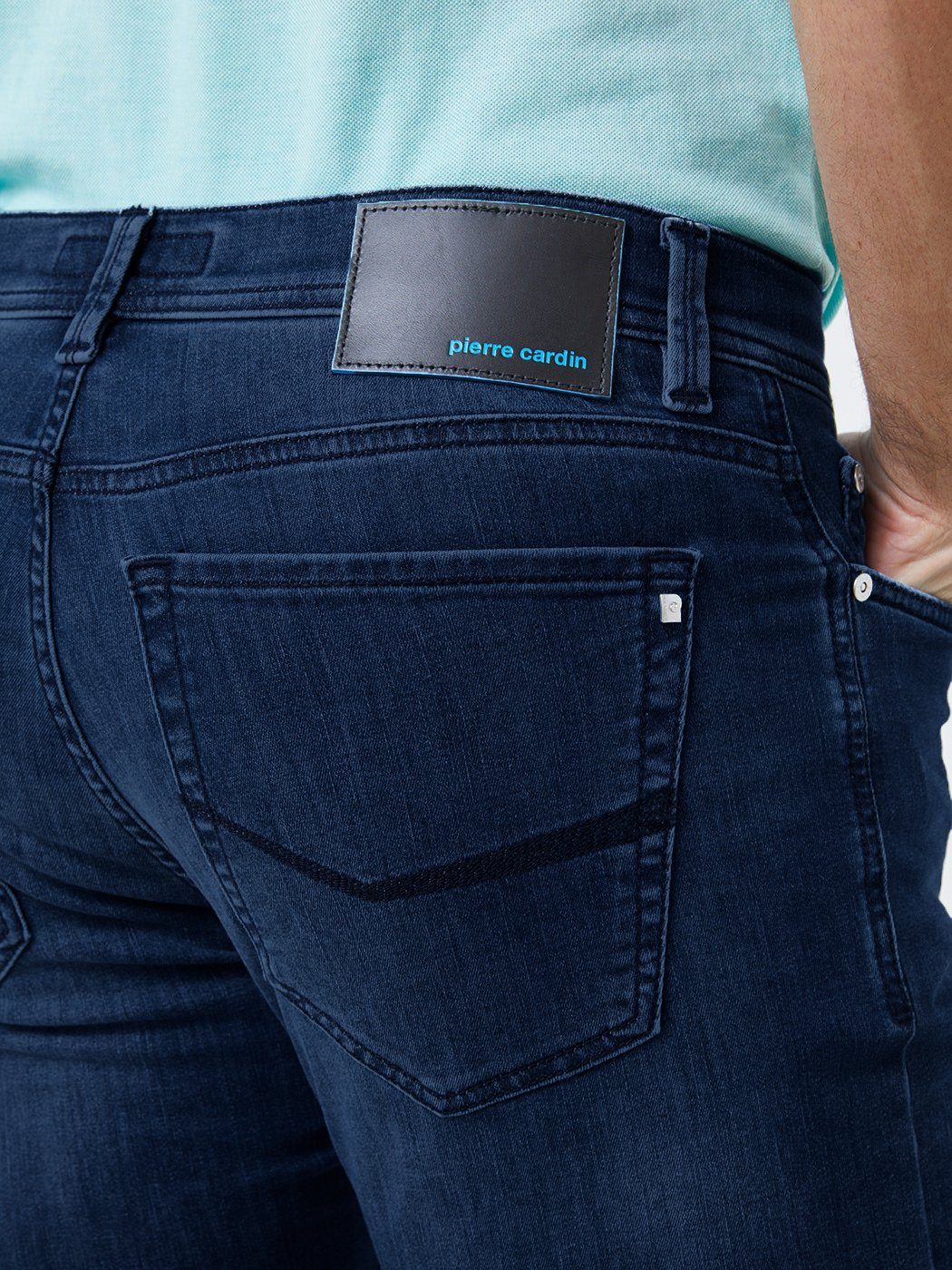 Pierre Cardin 5-Pocket-Jeans washed out 8880.70 3451 FUTUREFLEX light CARDIN LYON blue dark PIERRE