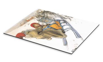 Posterlounge XXL-Wandbild Carl Larsson, Kerstis Schlittenfahrt, Wohnzimmer Skandinavisch Malerei