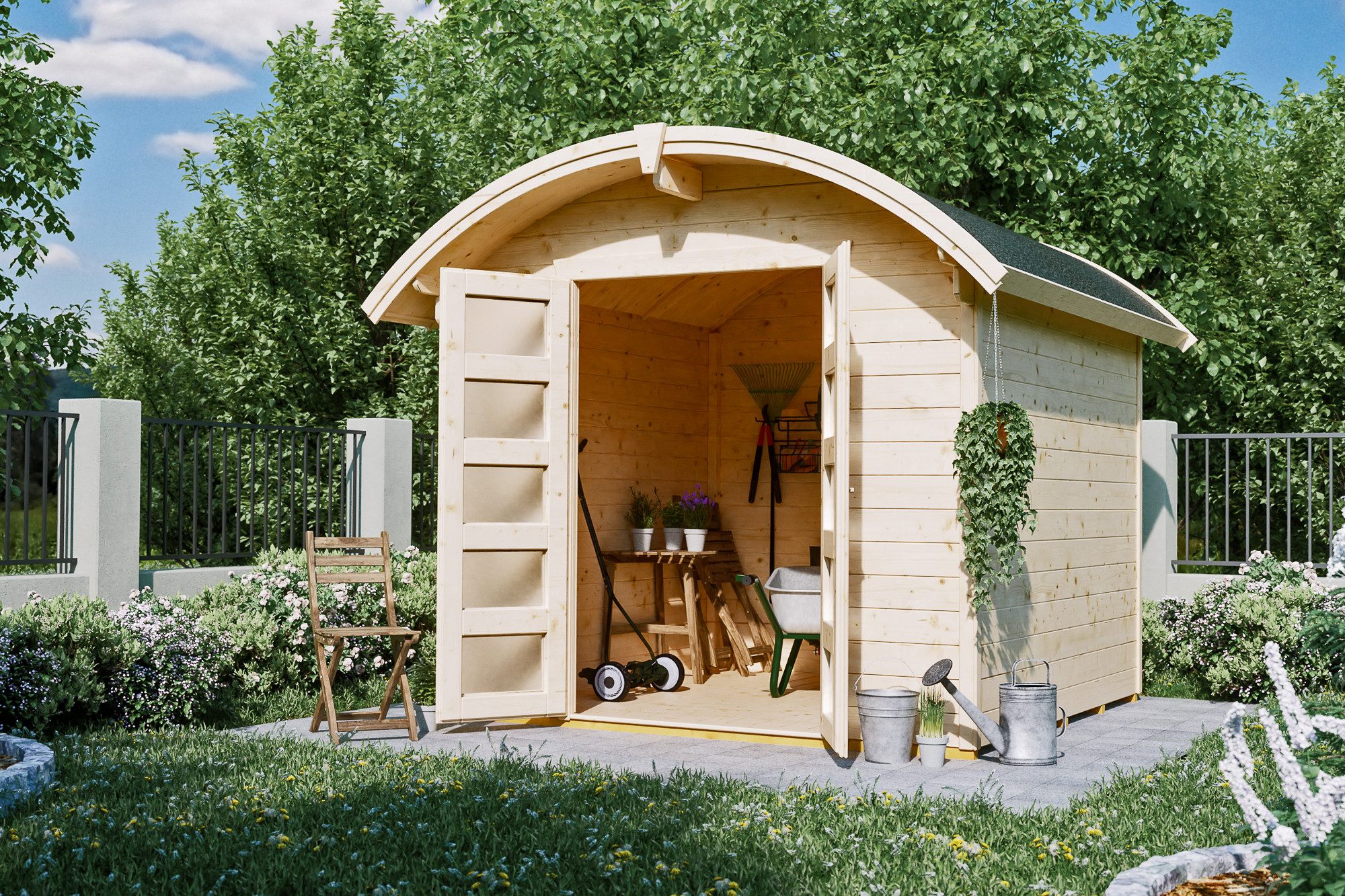 Skanholz Gartenhaus Delft, BxT: 290x310 cm