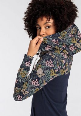 KangaROOS Kapuzensweatjacke mit Blumen Alloverdruck-NEUE-KOLLEKTION