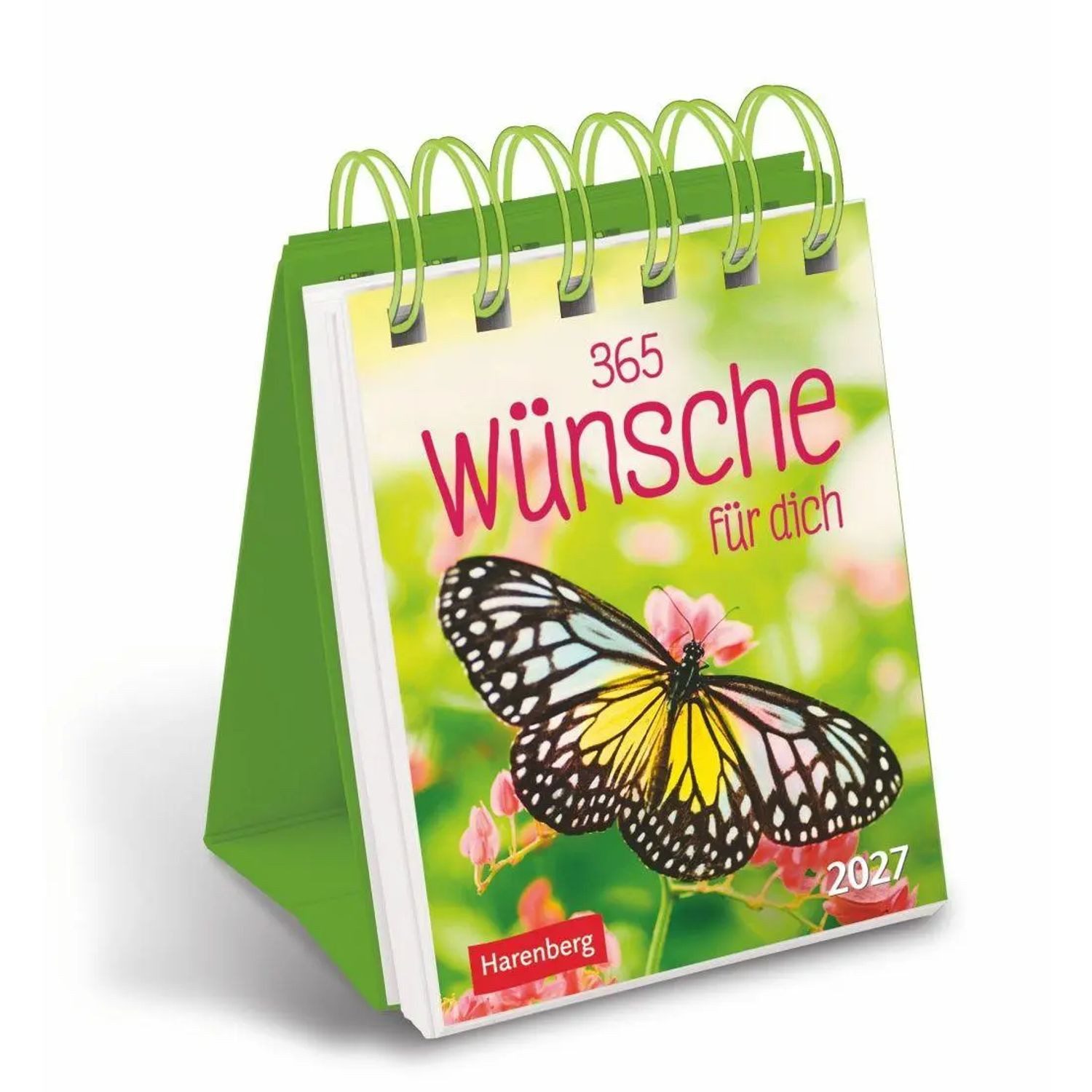 Harenberg Kalender Verlag Tischkalender 365 Wünsche für dich Mini-Geschenkkalender 2027