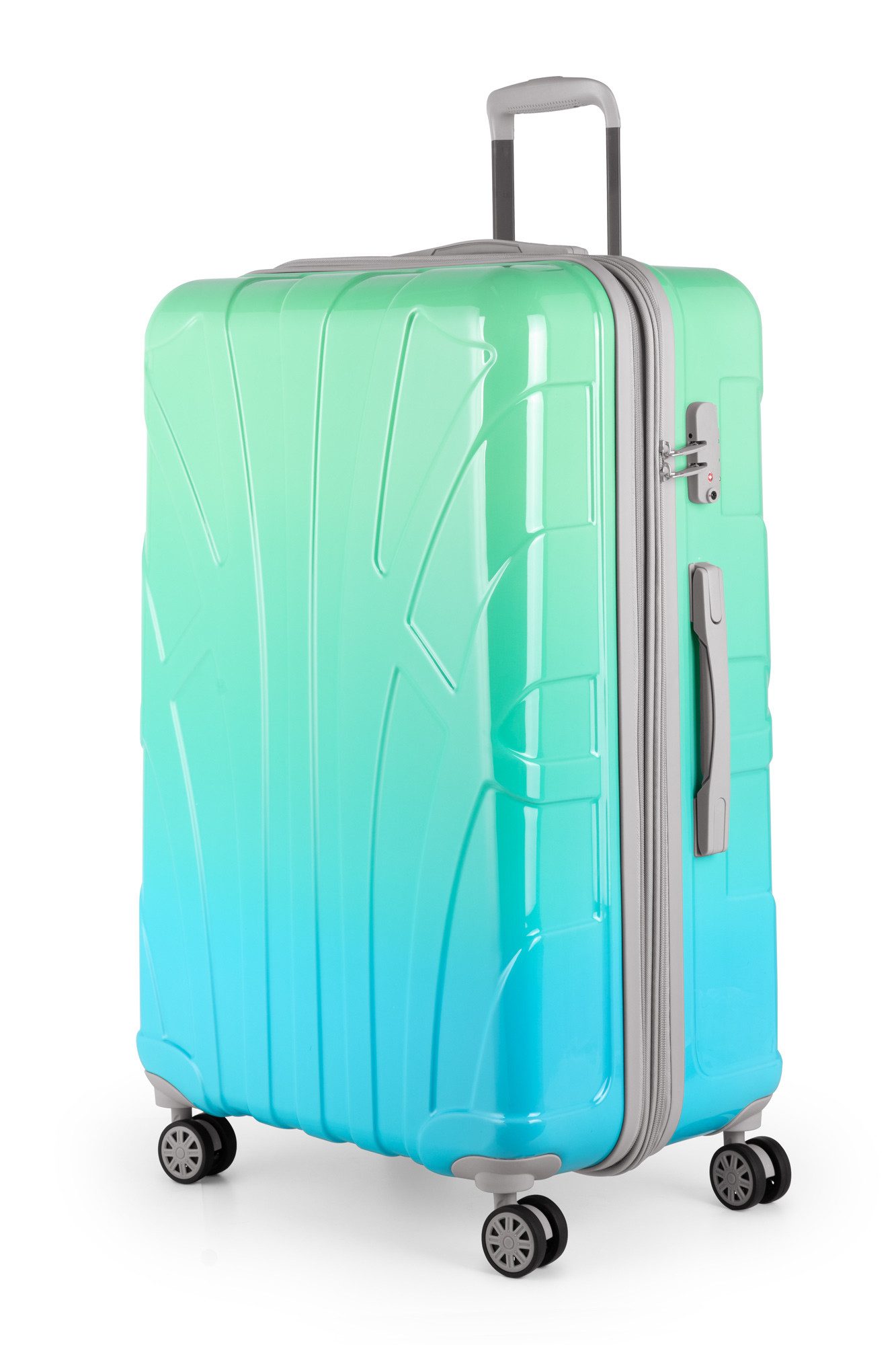 Suitline Trolley S1, 4 Rollen, Großer Reisekoffer XL Koffer mit Erweiterung günstig online kaufen