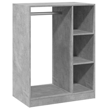 vidaXL Kleiderständer Kleiderschrank Sonoma-Eiche 77x48x102 cm Holzwerkstoff, (1 St)