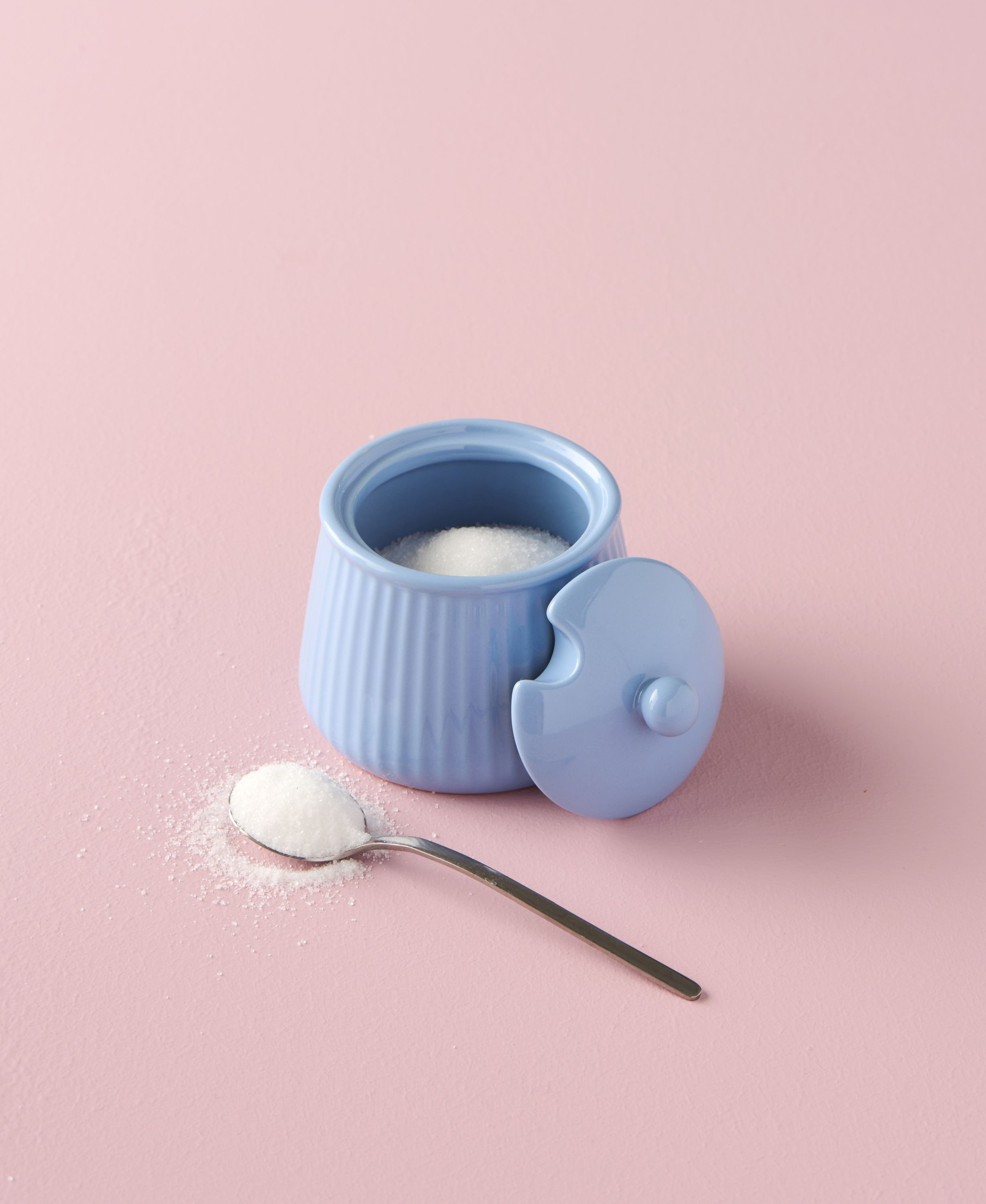 Ib Laursen Milch- und Zuckerset Ib Laursen - Zuckerdose Zuckerschale Mynte Rillen Keramik 2028 Farbe: