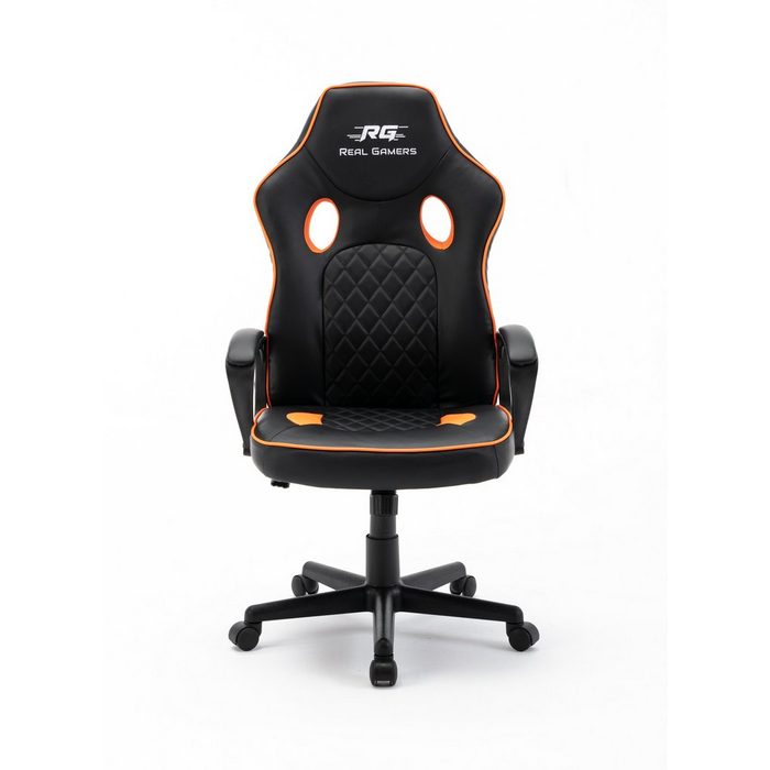 ebuy24 Gaming-Stuhl Real Gamers Basic Gaming Stuhl schwarz orange.