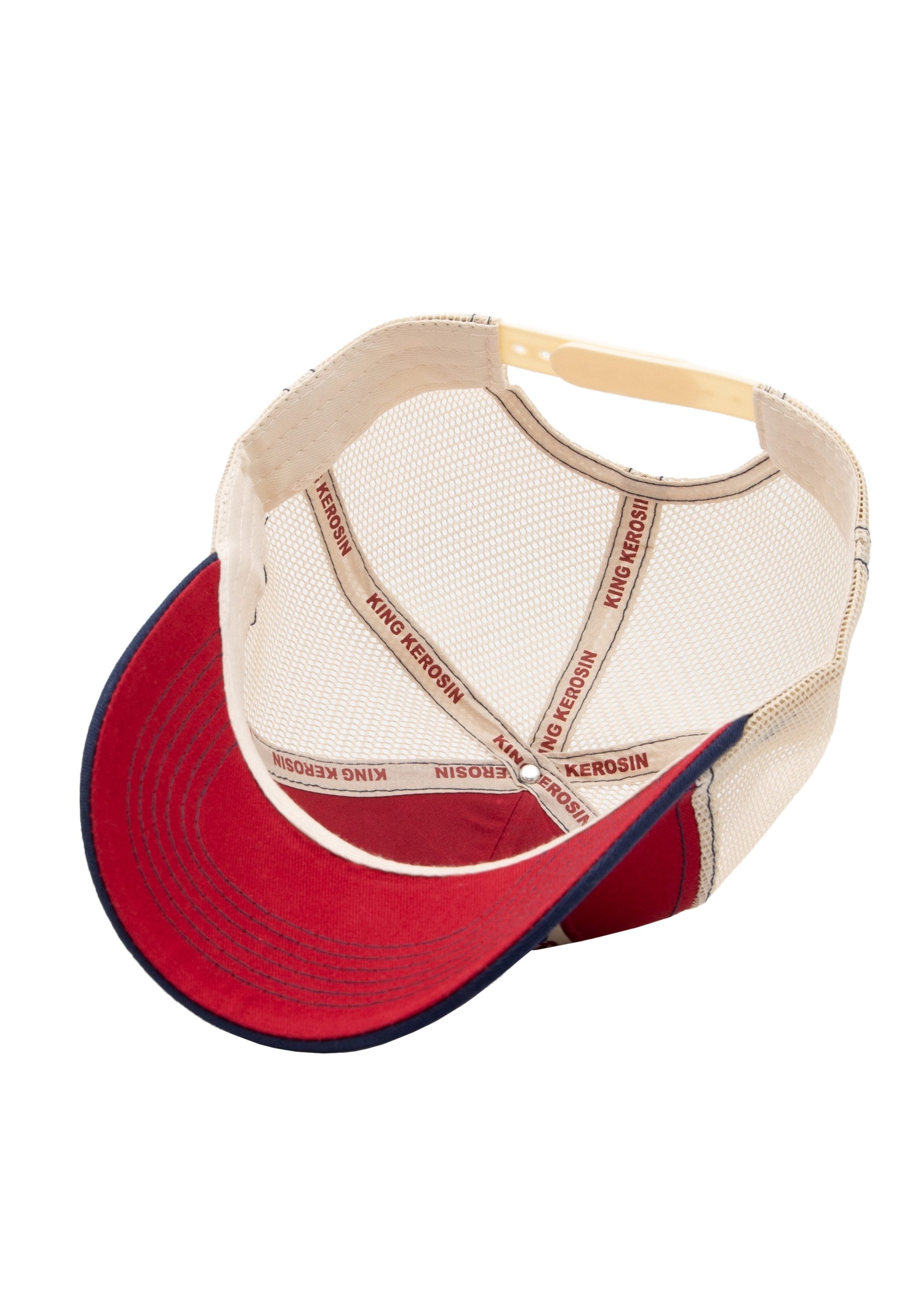 QueenKerosin Trucker Cap Keep Fucking Shining (1-St) mit 3D-Stickerei