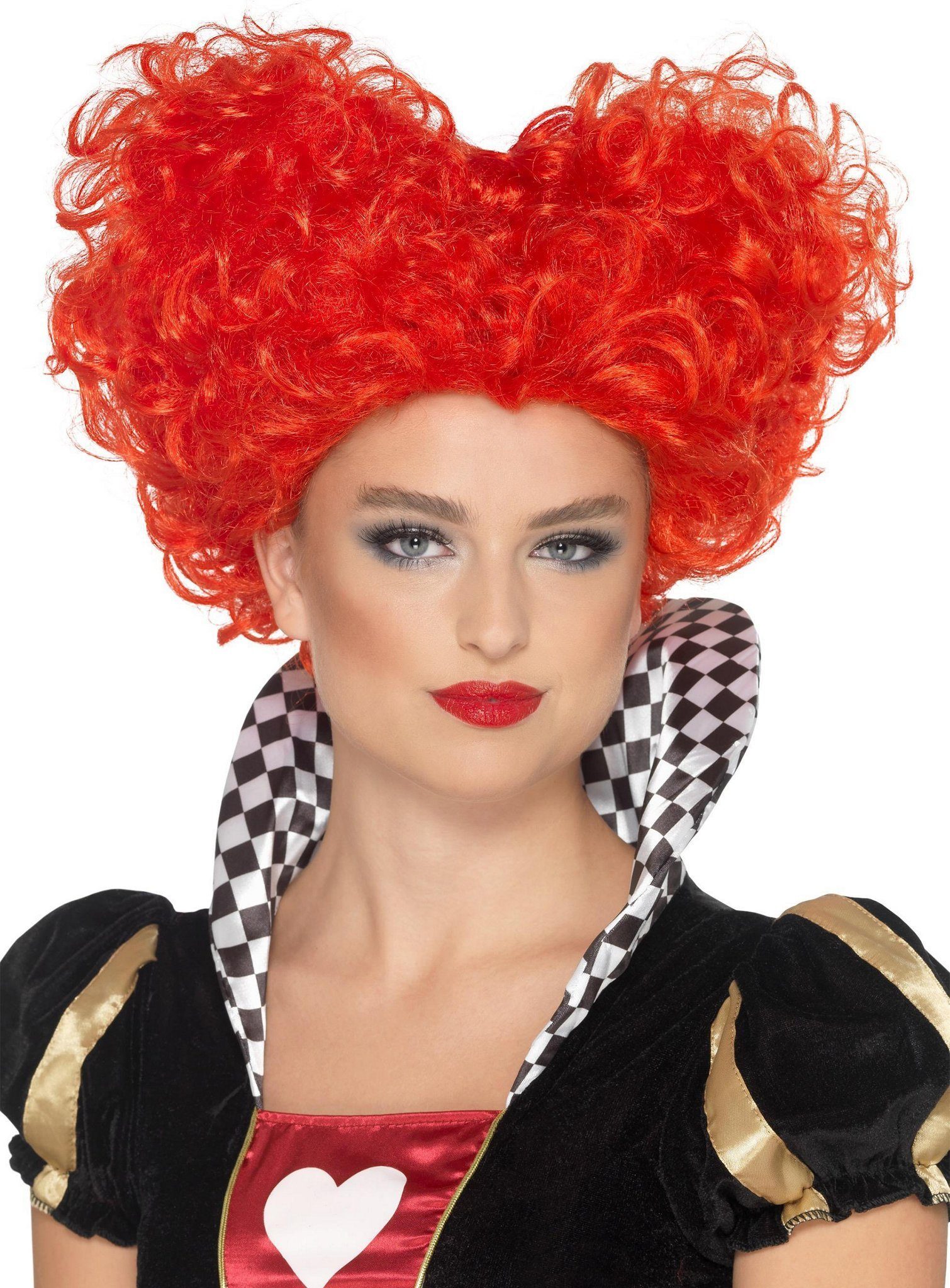 Kostüm-Perücke Herzkönigin - Kostüm Perücke für Fasching Hallowee