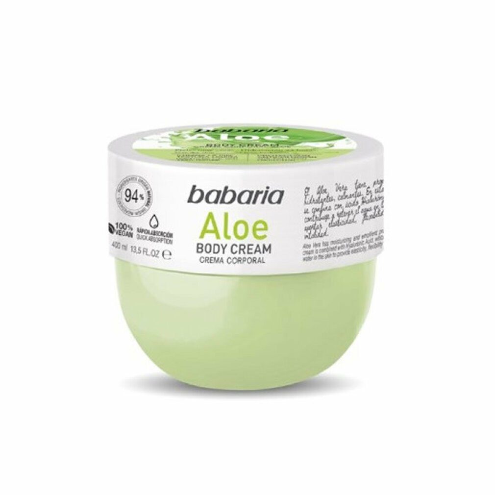 babaria Körperpflegemittel Aloe Körpercreme 400ml