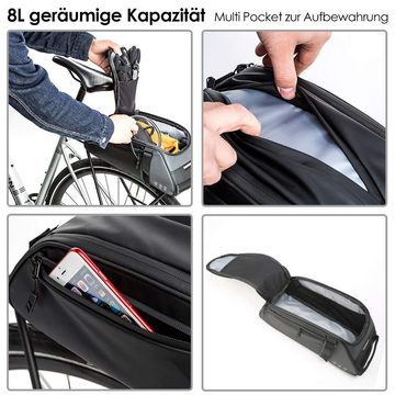 iceagle Fahrradtasche Fahrrad Gepäckträgertasche 8L Multifunktionale (Fahrradtasche (Piece)