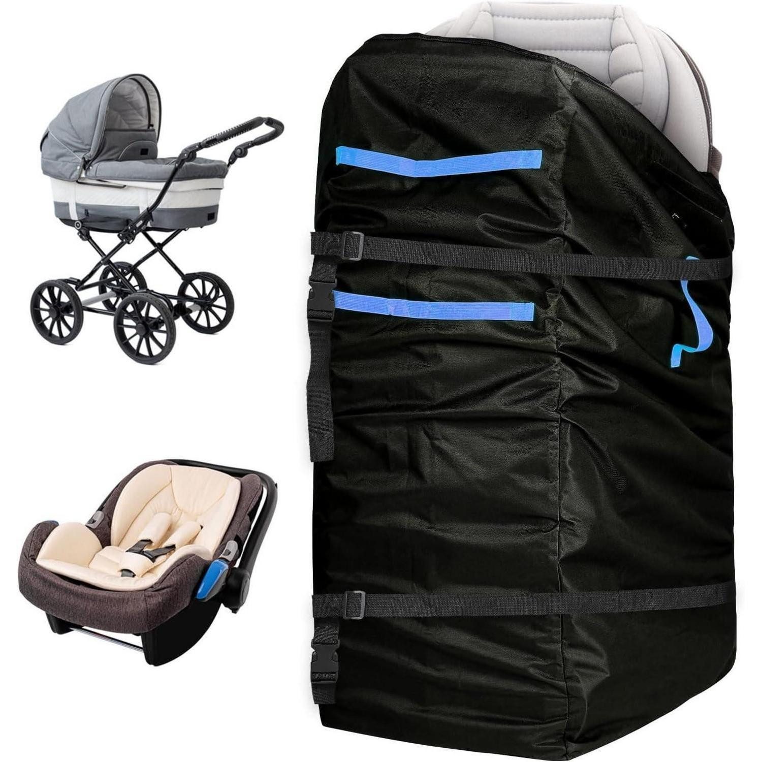 LuxusKollektion Schutzplane Transporttasche Kinderwagen Flugzeug Gate Check Reisetasche 720D