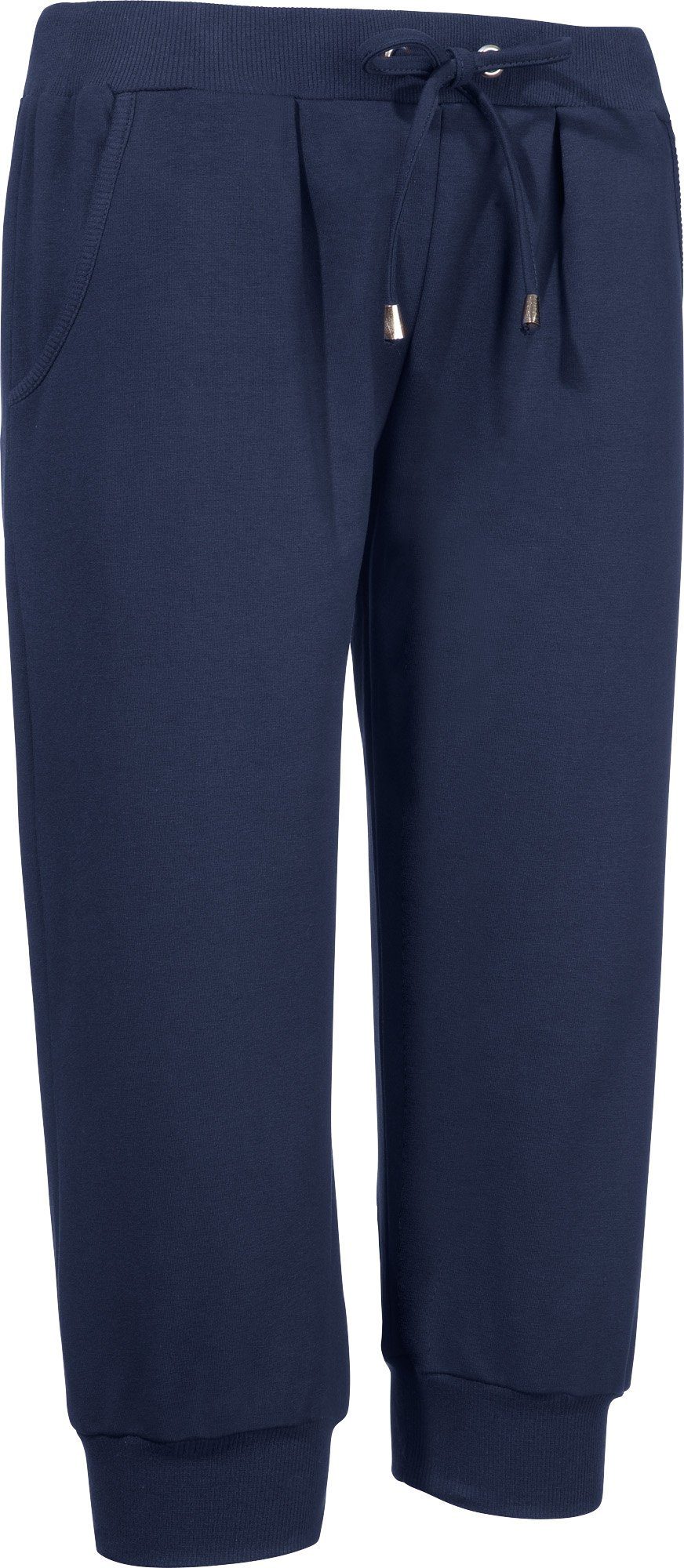 Erwin Müller Jogginghose Damen-Caprihose Uni