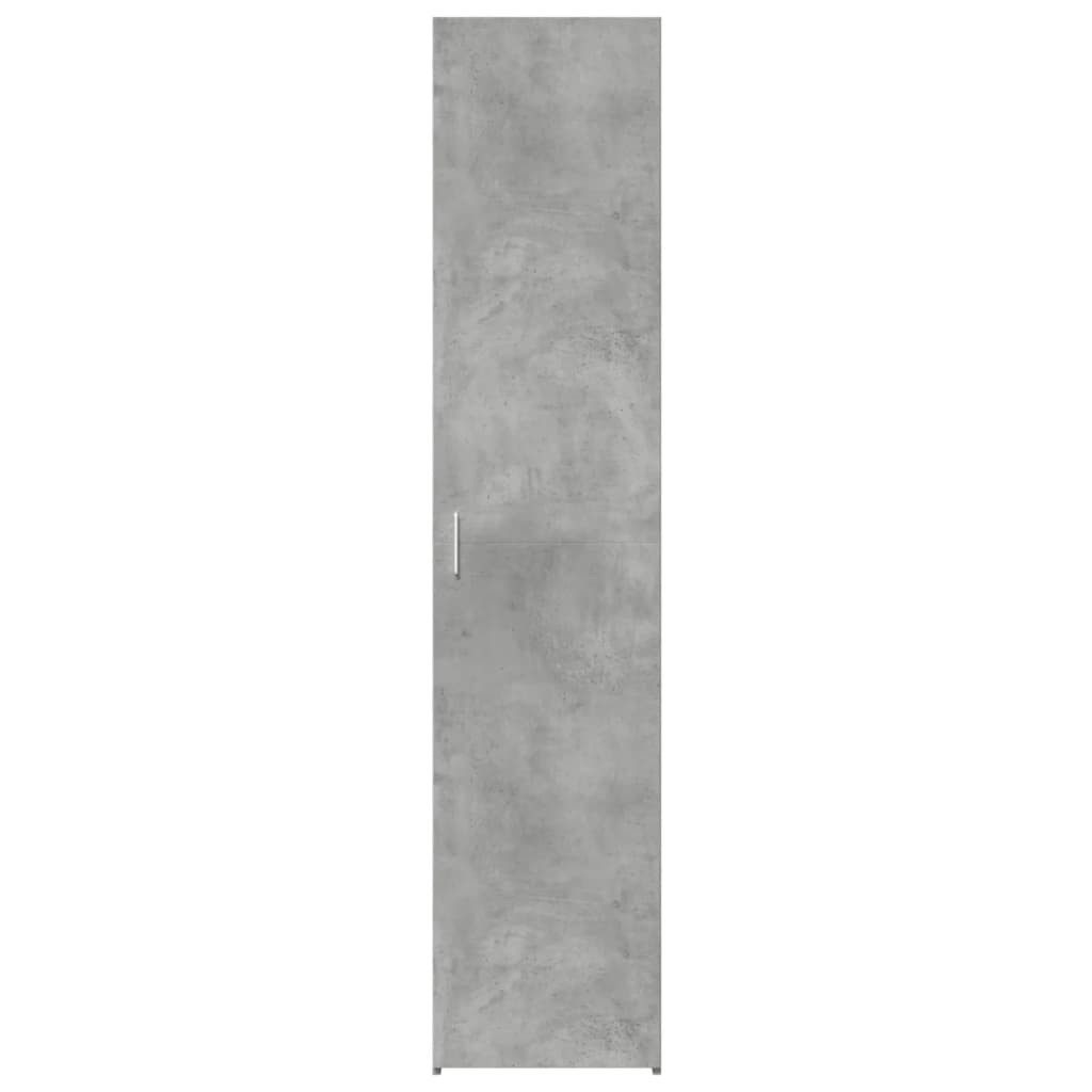 vidaXL Highboard Highboard Betongrau 40x42,5x185 cm Holzwerkstoff (1 St)