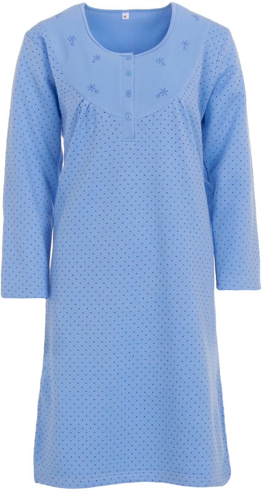 zeitlos Nachthemd Thermo Nachthemd - Blumen günstig online kaufen