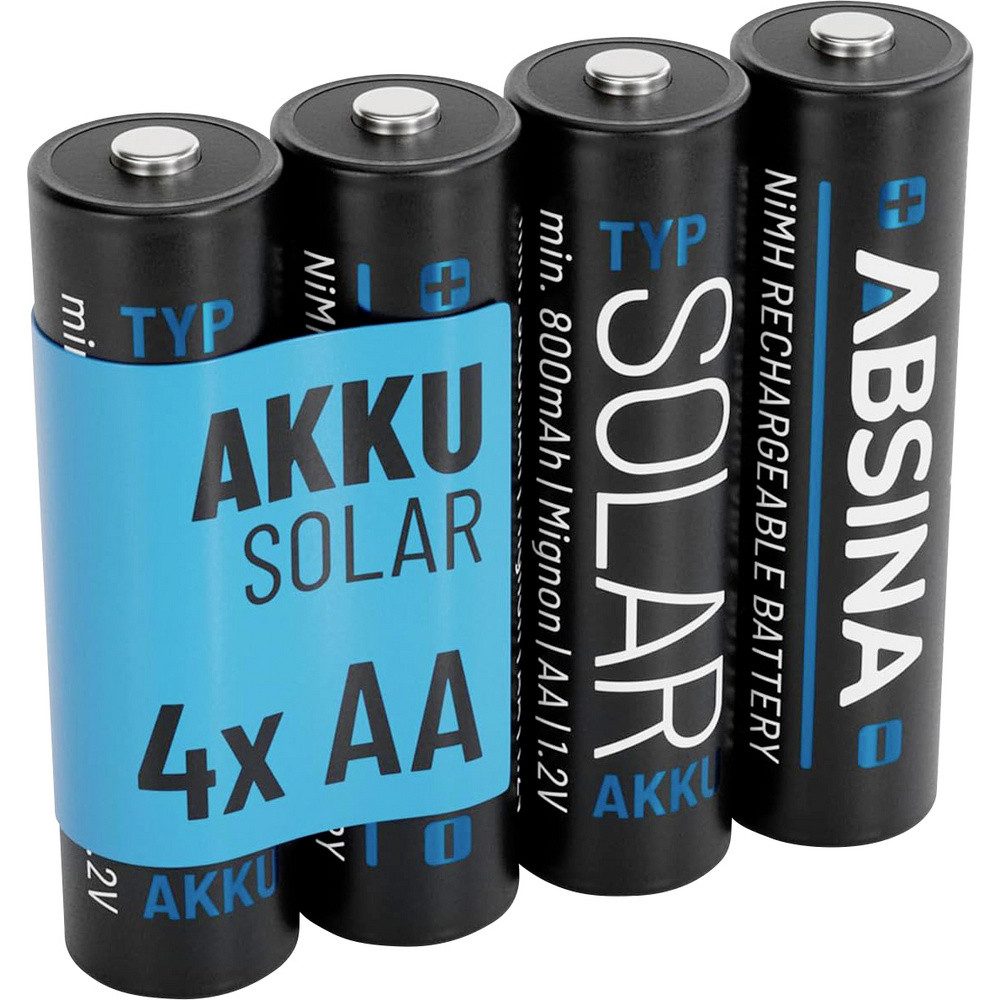 ABSINA Absina Mignon (AA)-Akku NiMH 1.2 V 4 St. Batterie
