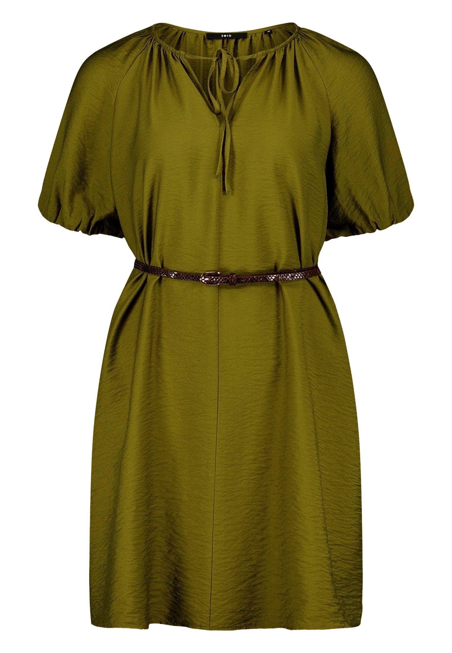 Druckkleid Damen mit Gürtel