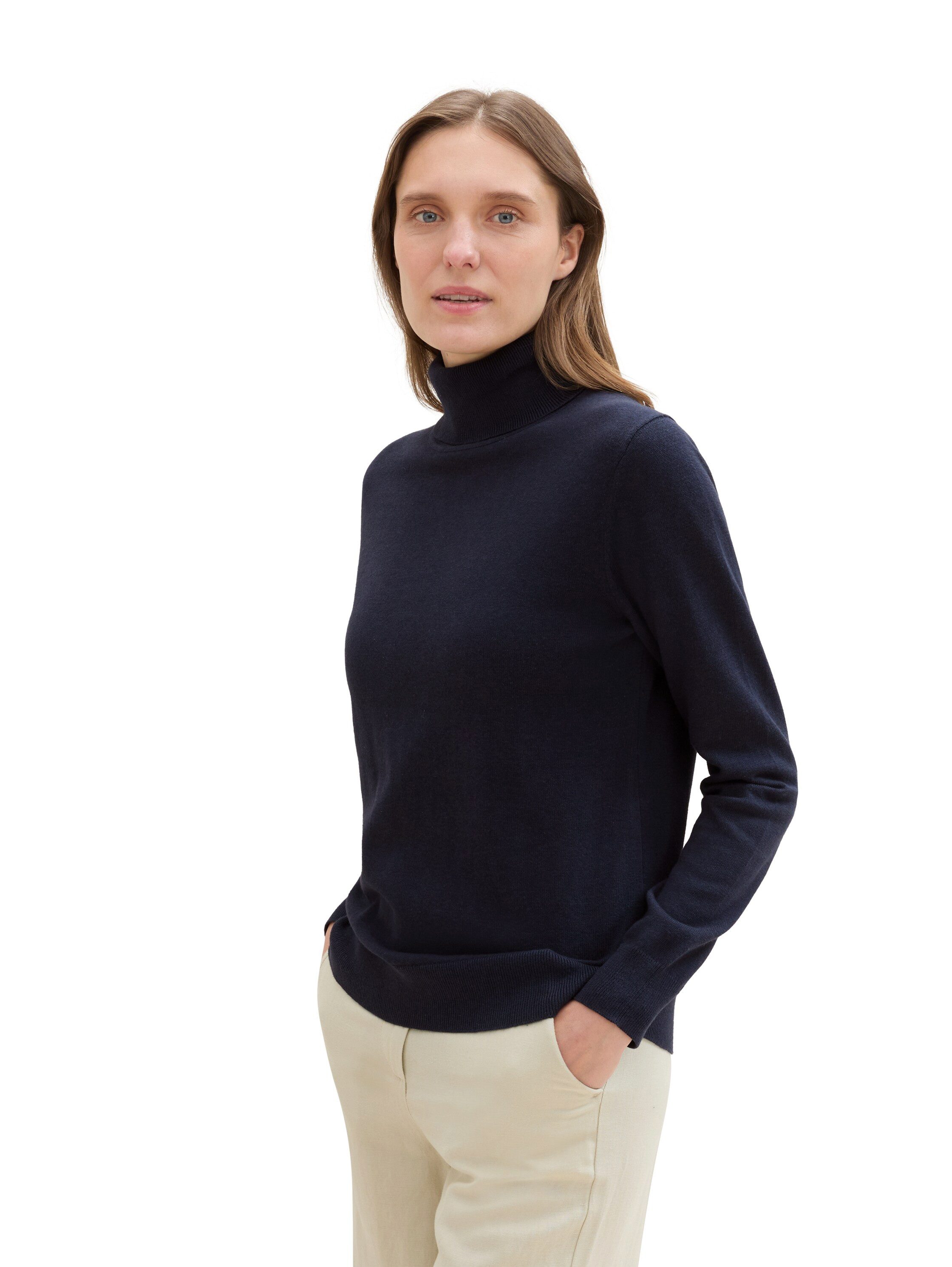 TOM TAILOR Rollkragenpullover mit Rollkragen
