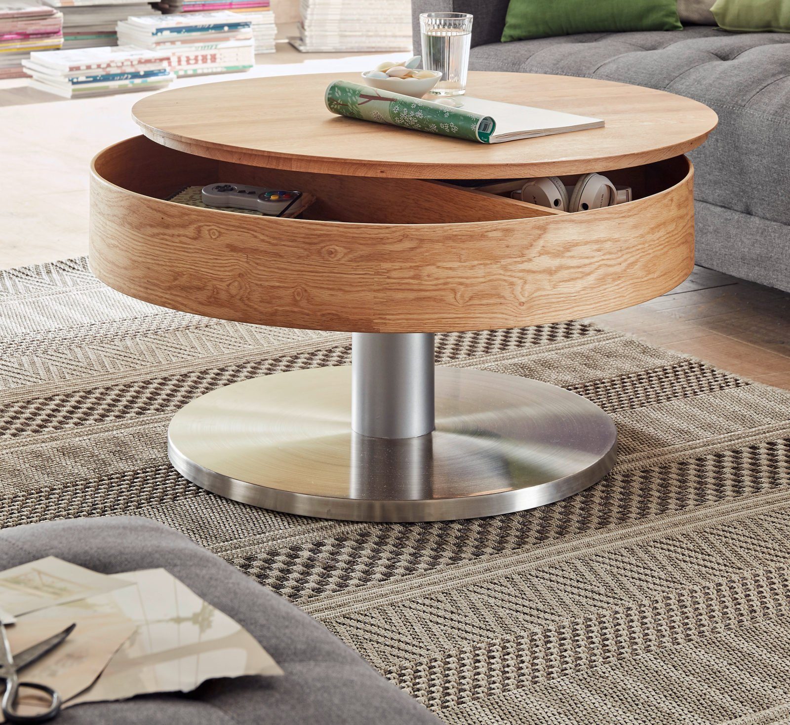 MCA furniture Couchtisch Suva (Wohnzimmertisch rund, günstig online kaufen