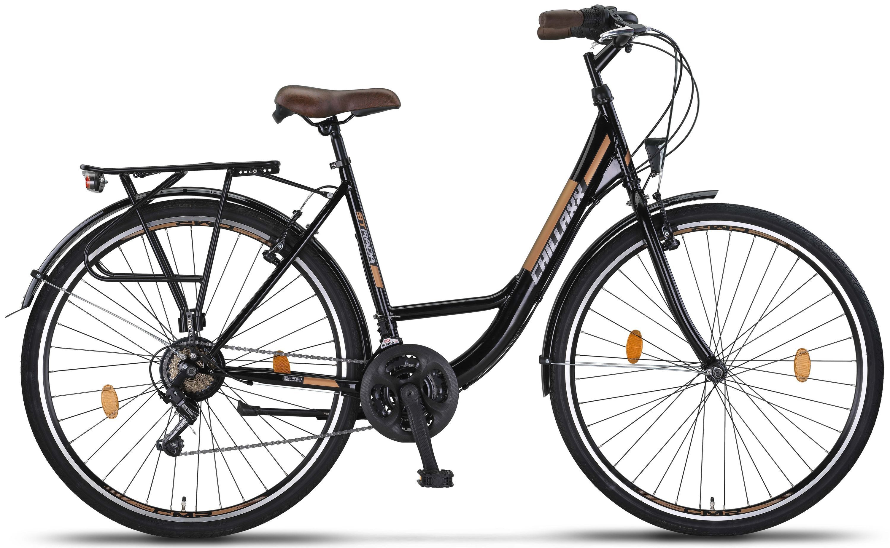 Chillaxx Cityrad Chillaxx Bike Strada Premium City Bike in 24, 26, 28 Zoll
