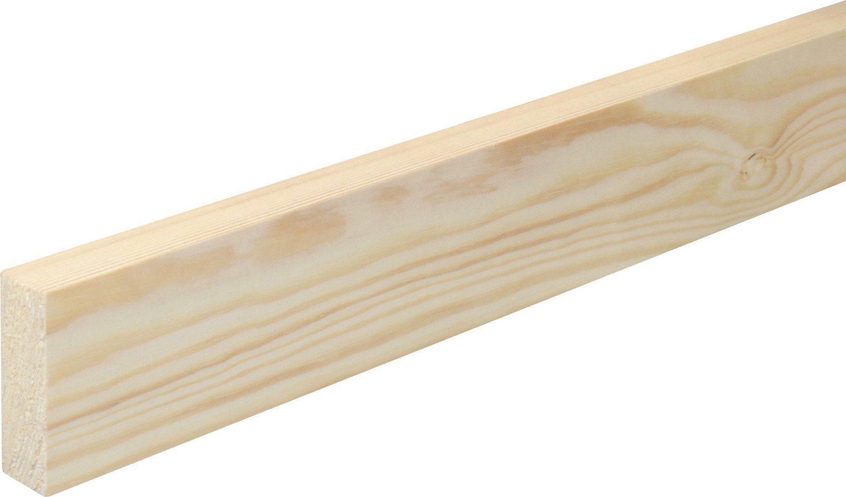 FN Neuhofer Abschlussleiste FN Neuhofer Flachleiste 100 cm 60 x 19 mm, Holz – Bild 2 von 5