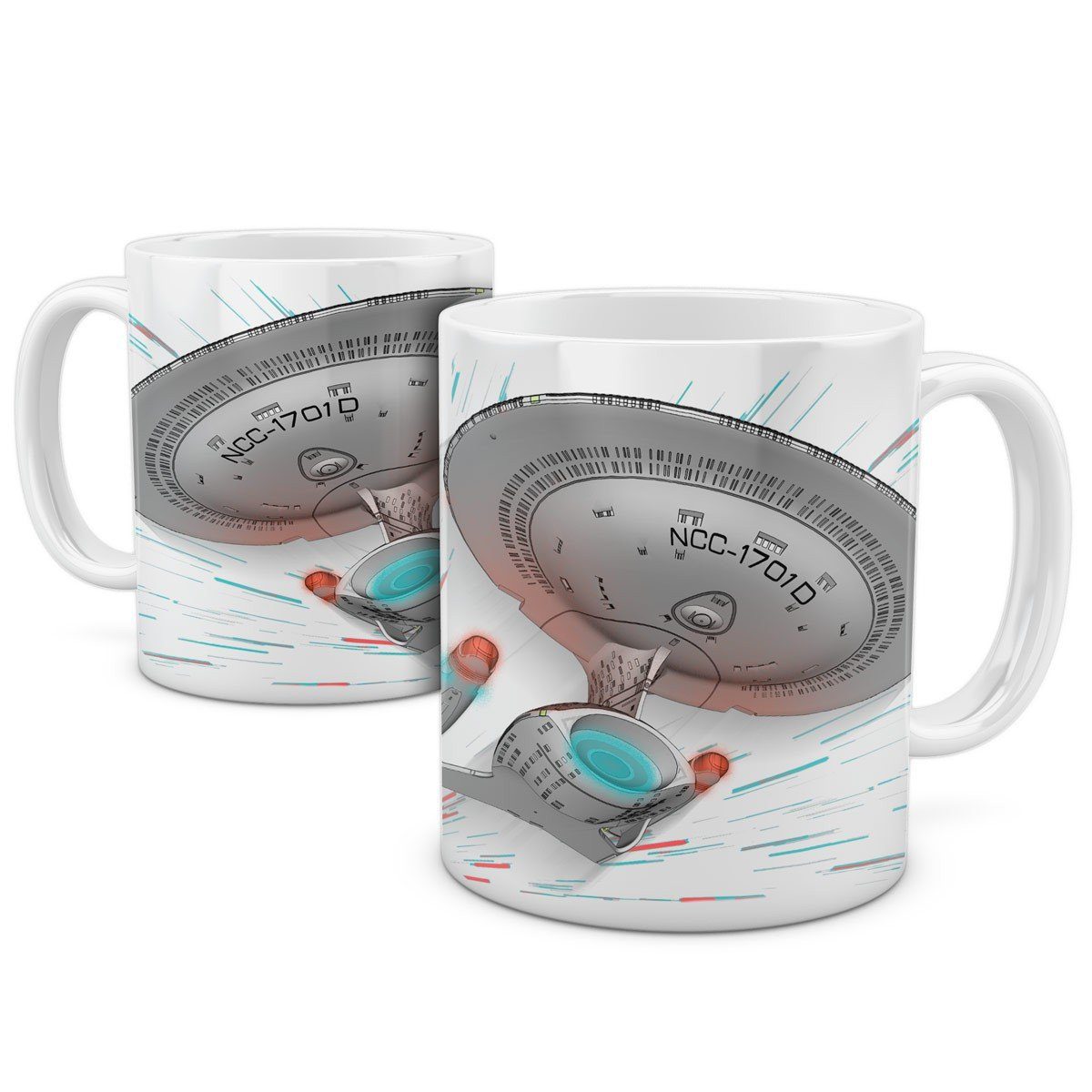 Keramik, trekkie raumschiff star Kaffeebecher Kaffeebecher NCC-1701-D Tasse trek Enterprise das jahrhundert nächste style3 Tasse,