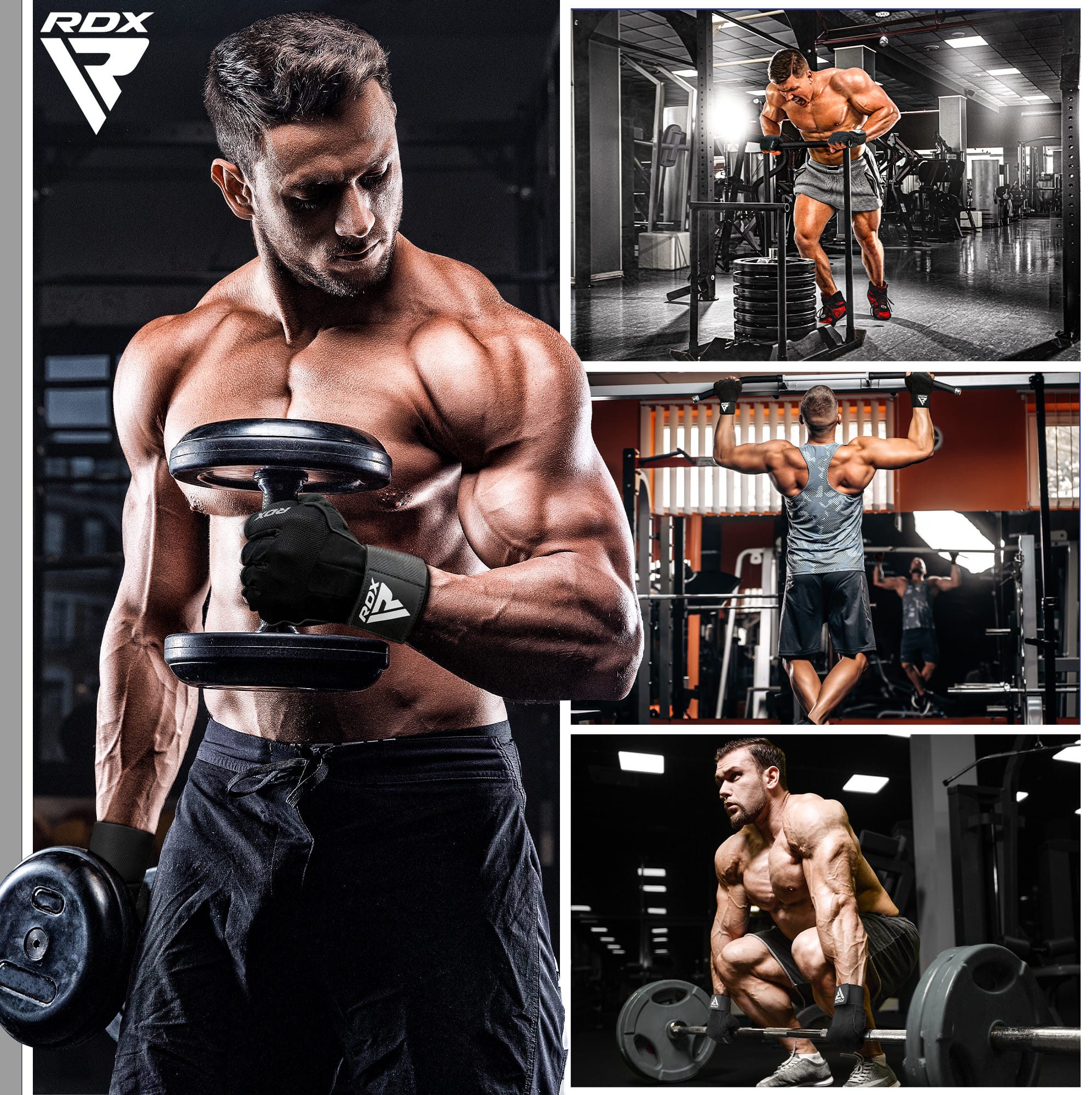 RDX Sports Trainingshandschuhe RDX W3 Workout Gym Handschuhe