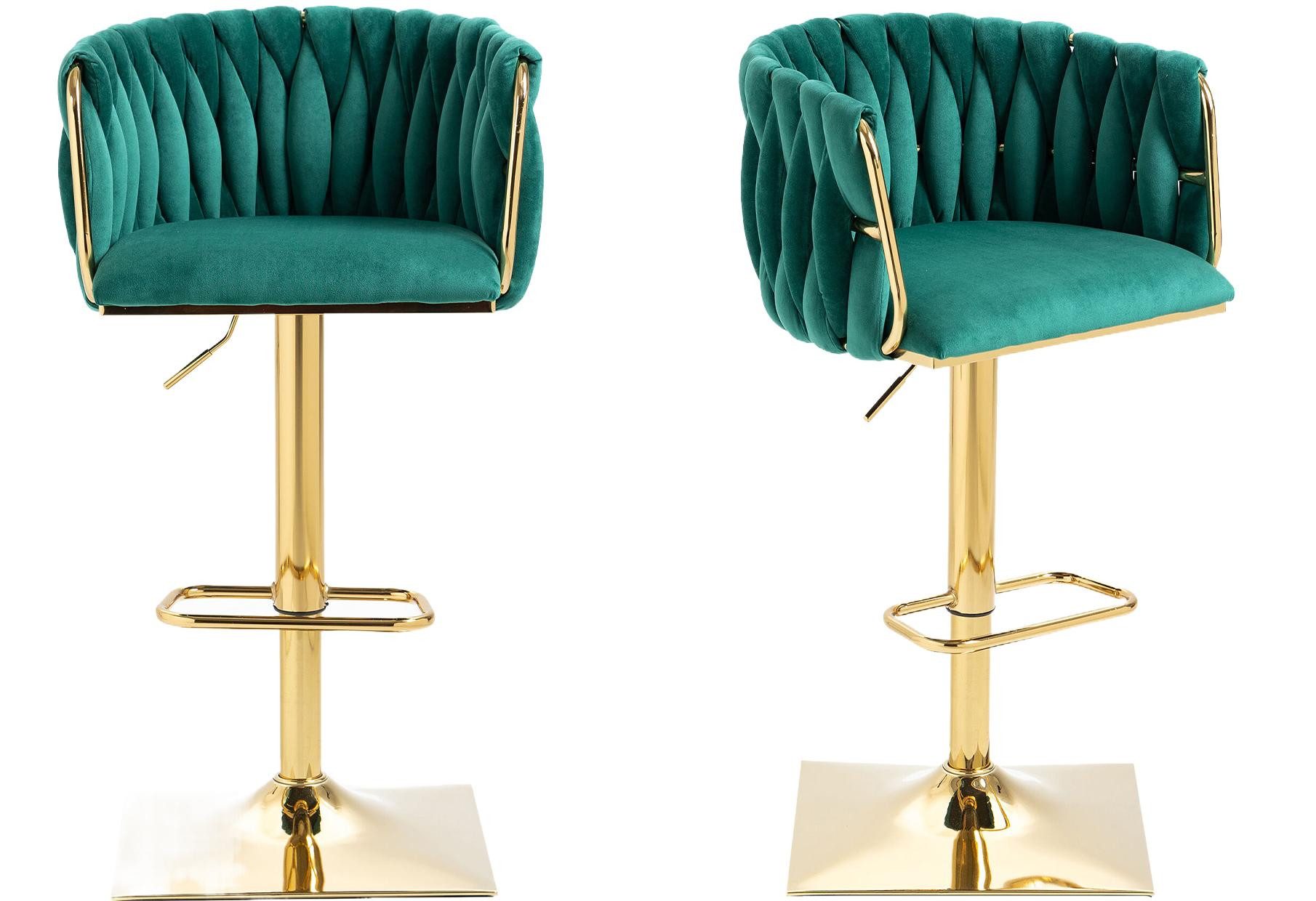 LVHOM Barhocker 360° drehbare moderne Samt-Barstühle, günstig online kaufen