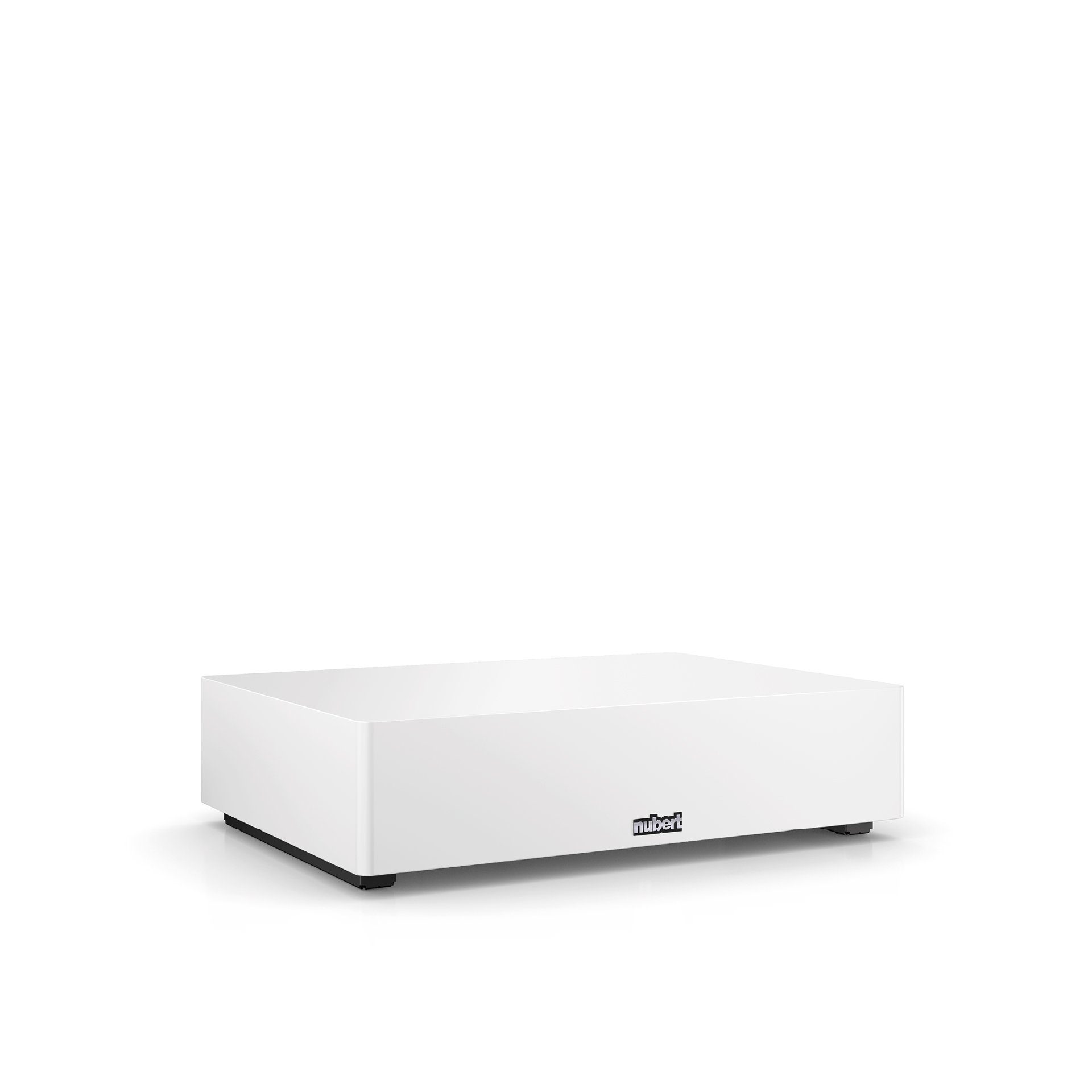 Nubert nuSub XW-800 slim Subwoofer (250 W, 34 Hz) Mehrschichtlack Weiß