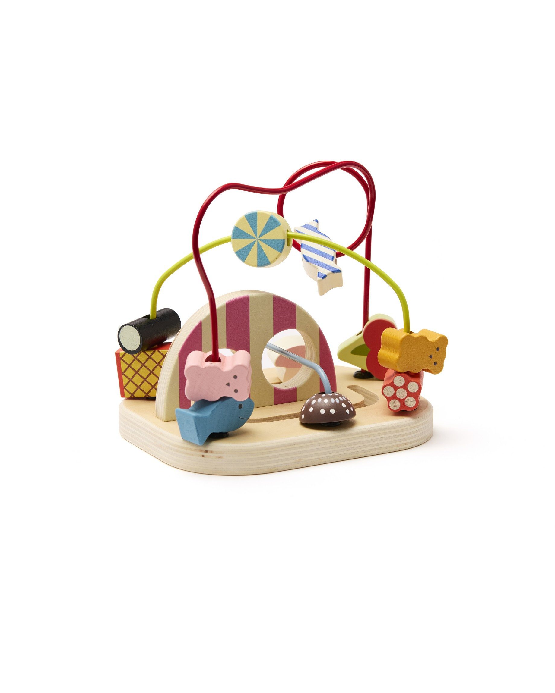 Kids Concept Motorikschleife Kids Concept - Motorikschleife Swedish Candy - 18x15x17cm - 12m+, aus Holz