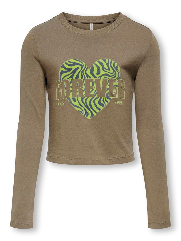 KIDS ONLY Langarmshirt KOGHALEY L/S CITY TOP (1-tlg) kurz