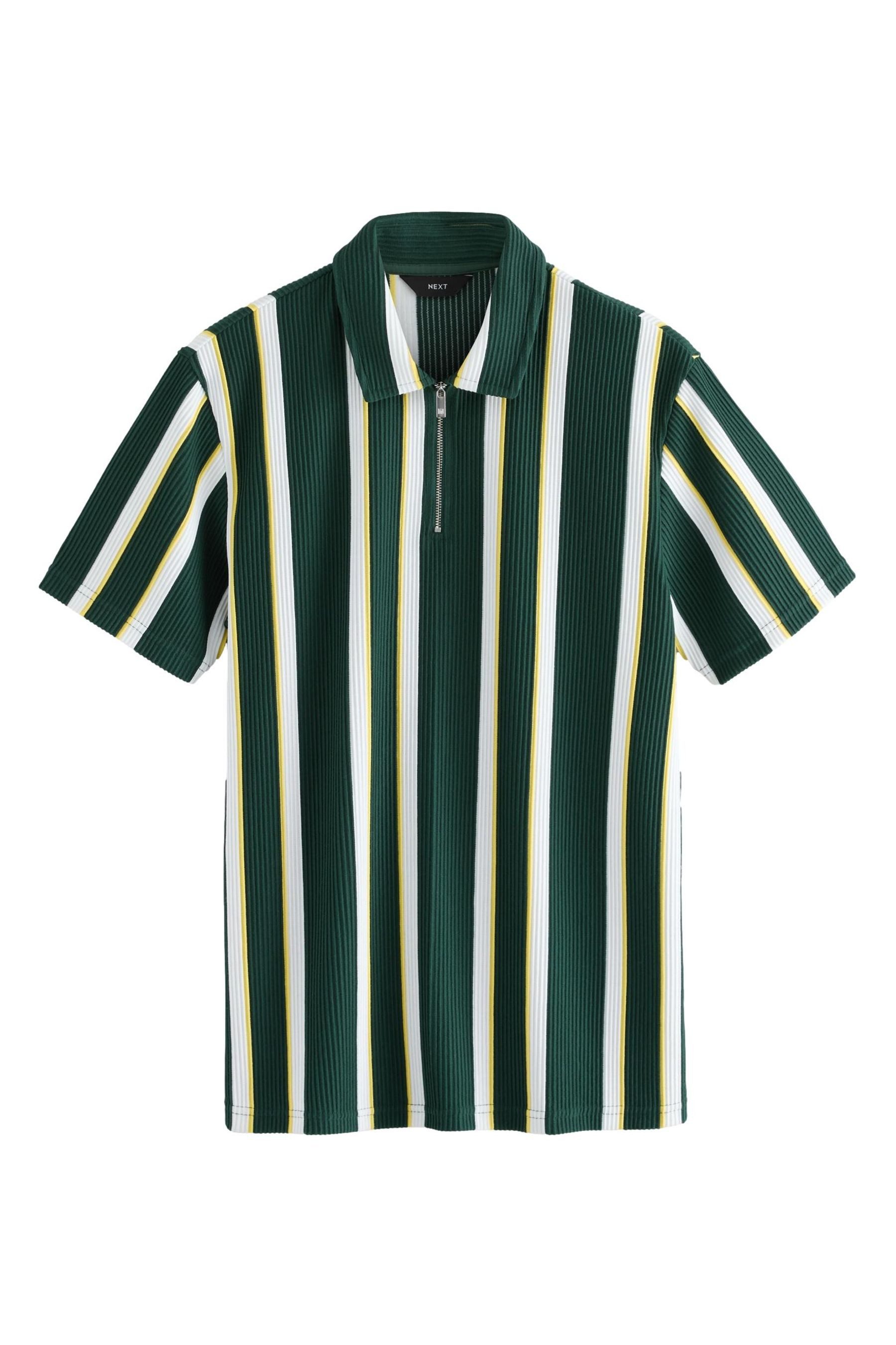 Next Kurzarmhemd Texturiertes Jersey-Hemd mit Streifen günstig online kaufen