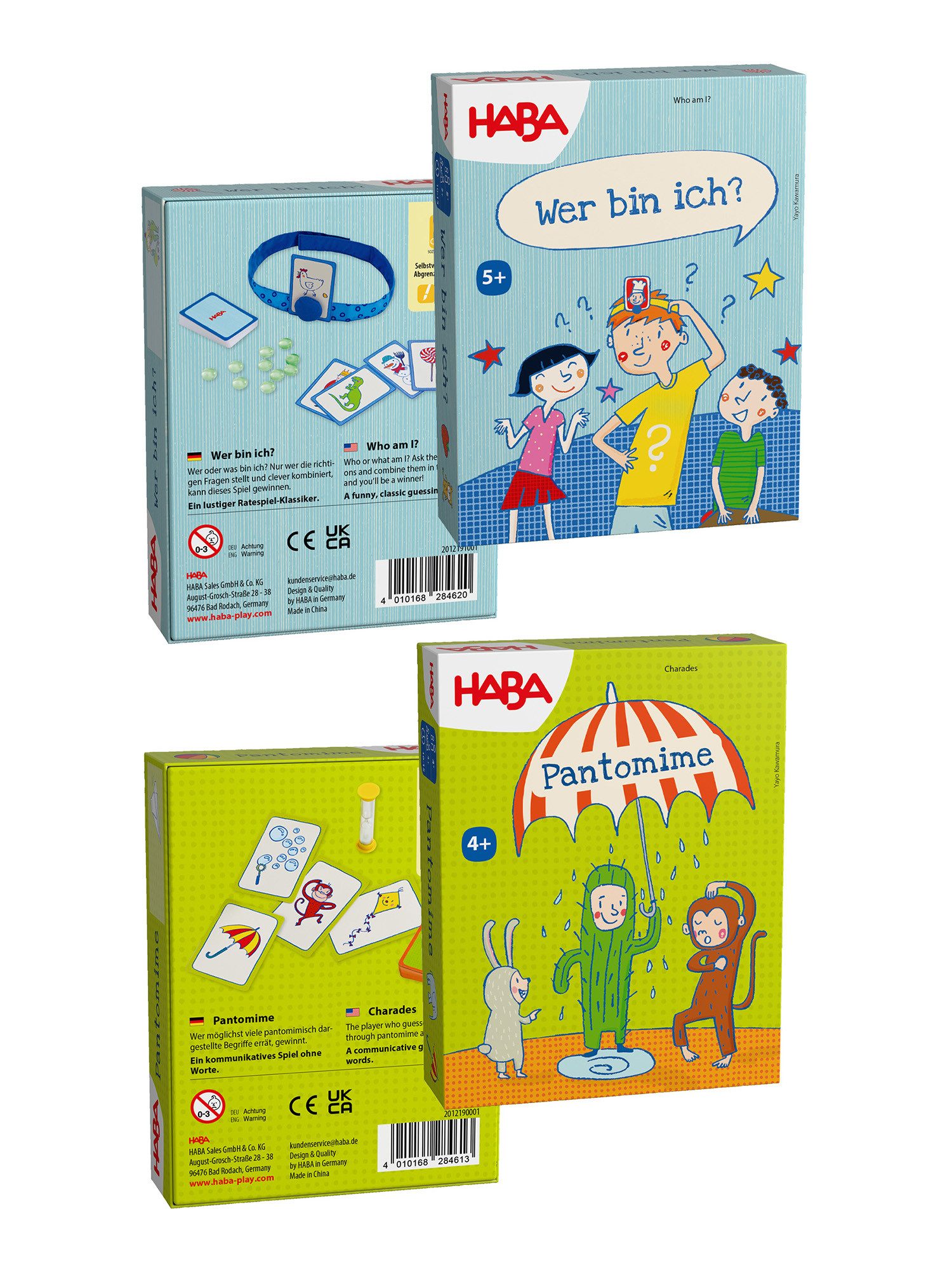 Haba Spielesammlung Pantomime & Wer bin ich?, unisex neutral